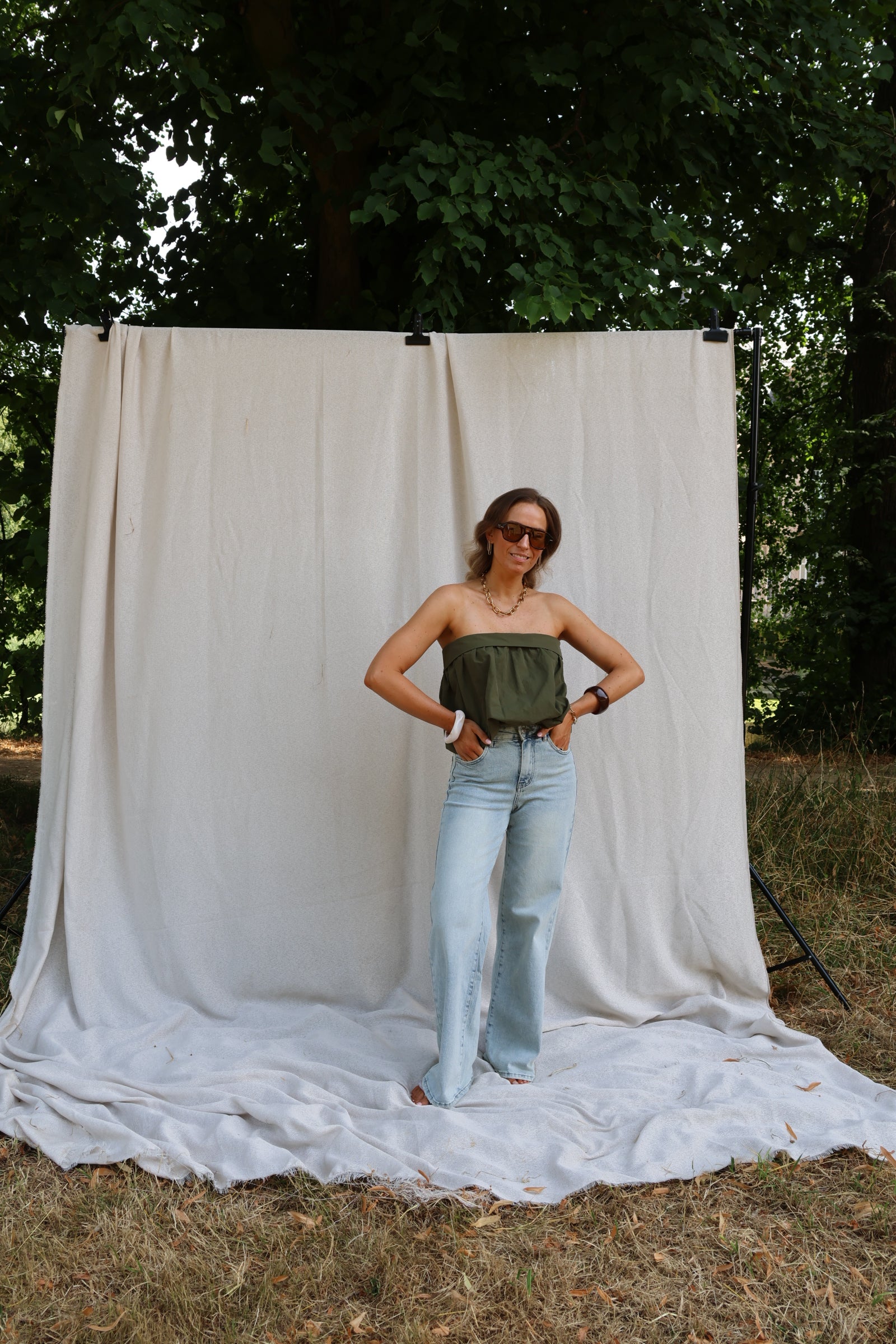 Nel wide leg jeans