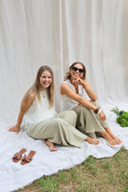 Evy pantalon met plooidetail