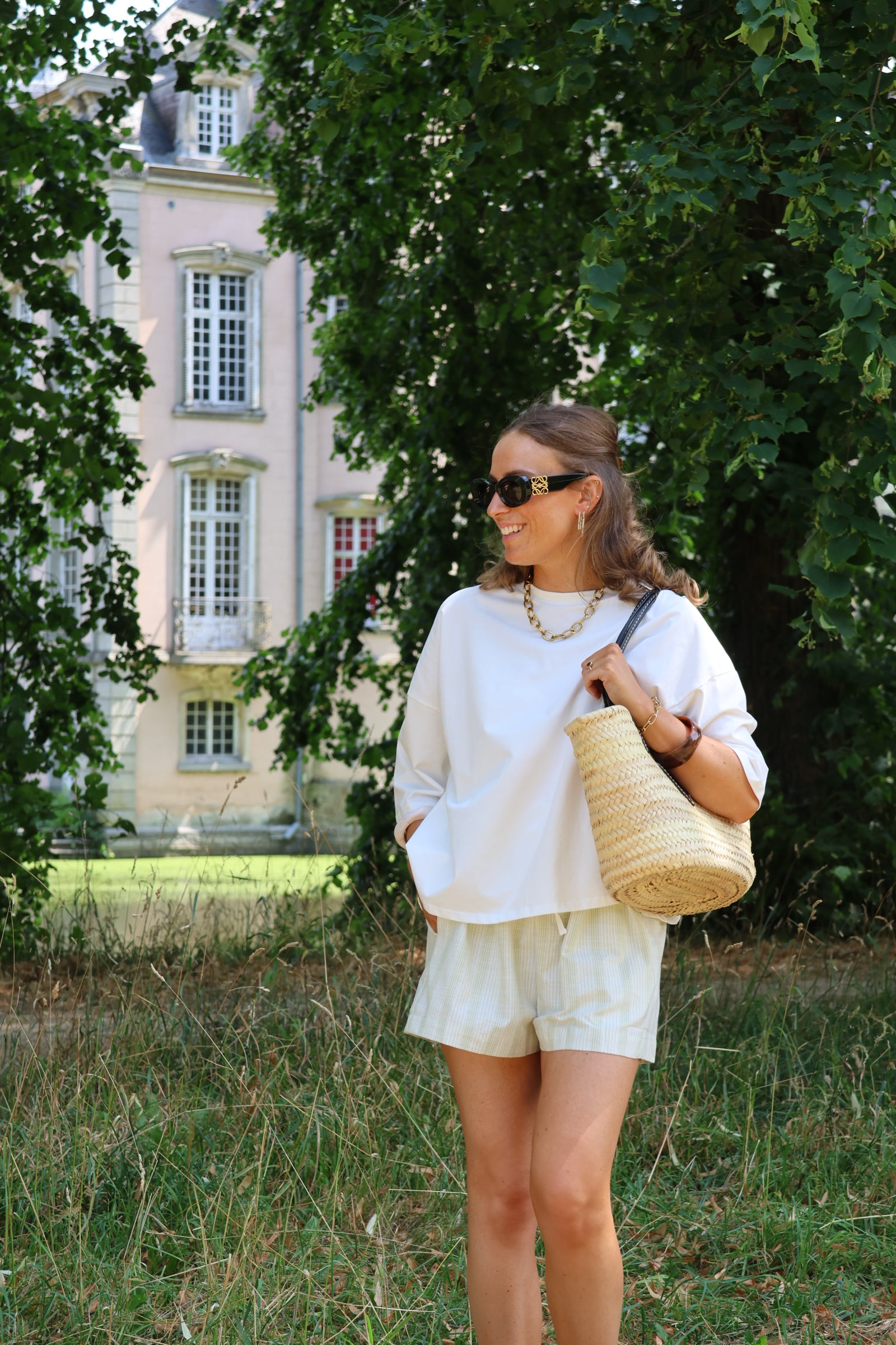 Renée gestreepte short