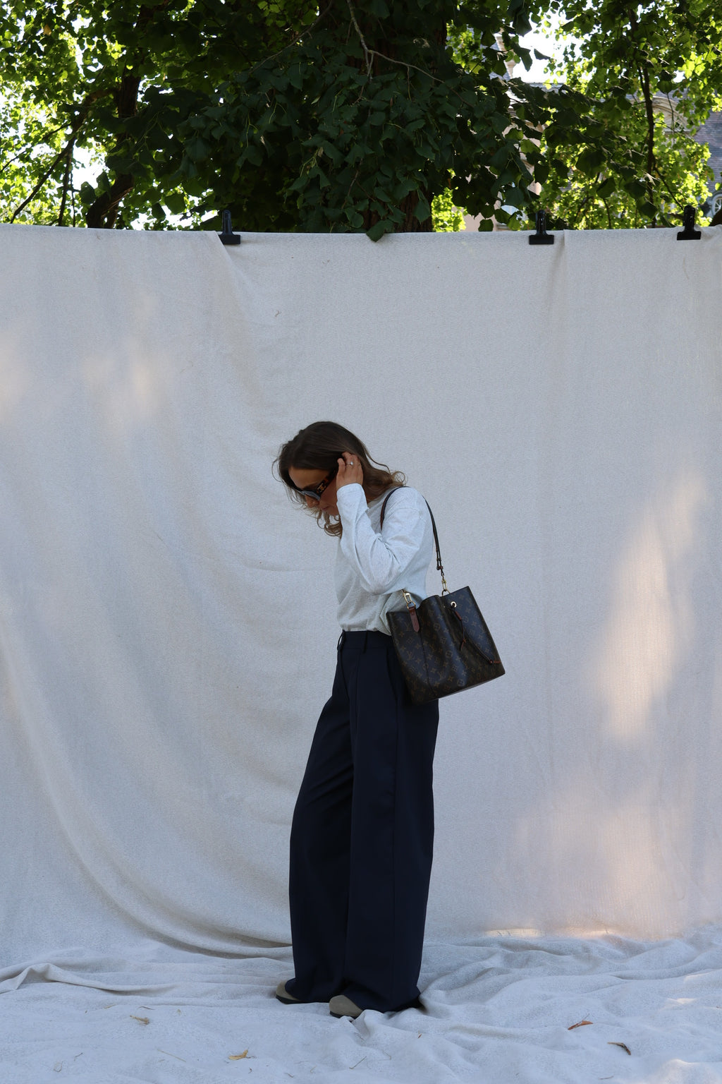 Aster longsleeve grijs