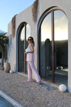 Nikita mouwloze blazer roze