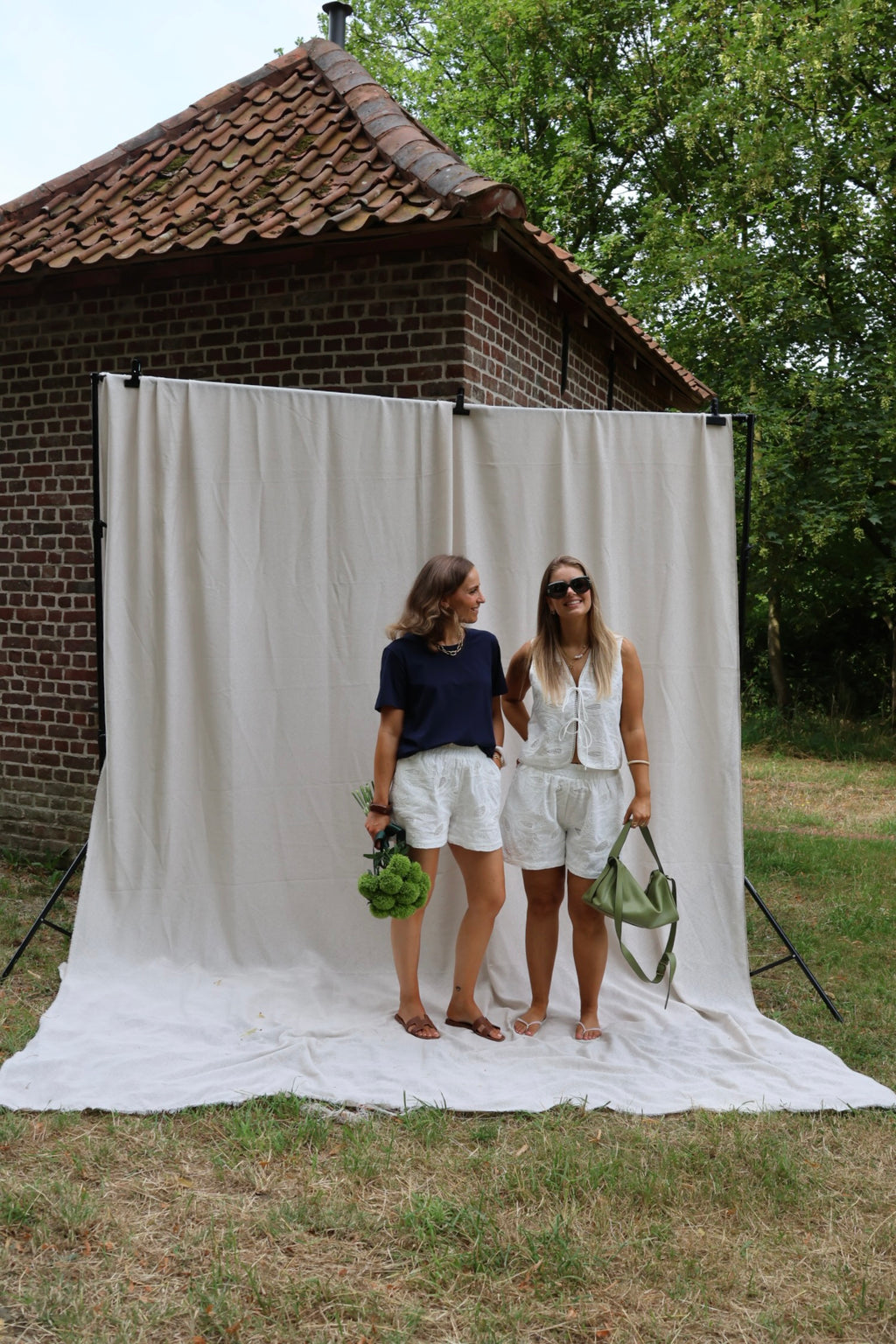 Romy broderie short wit