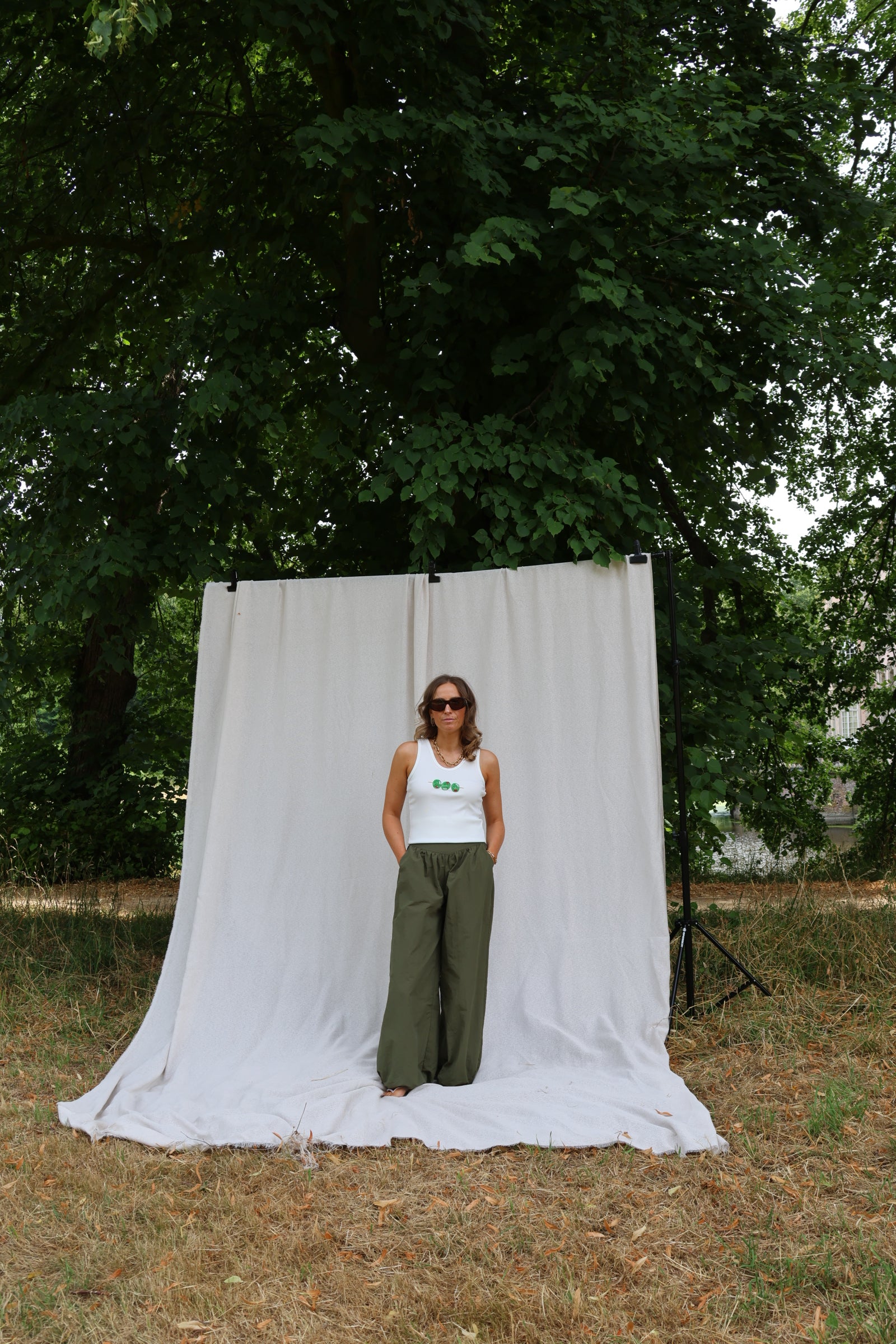 Dona parachute pantalon