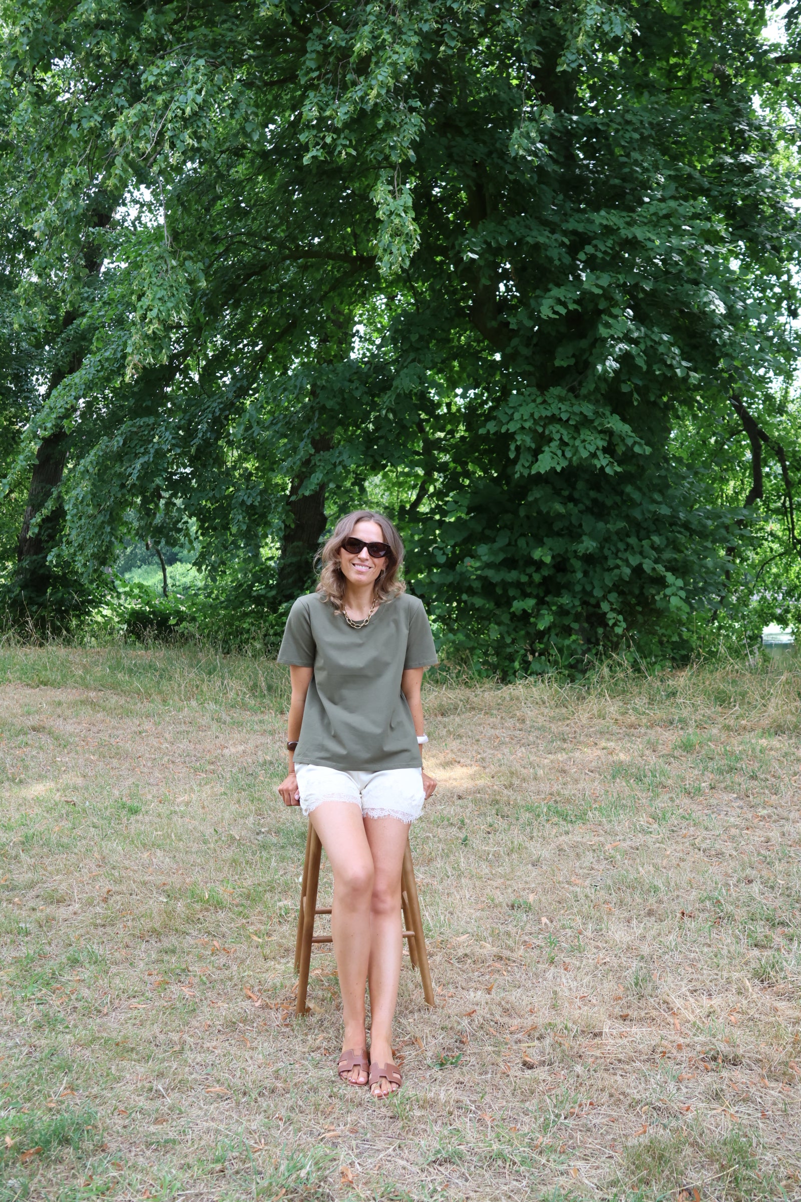 Liv lace short beige