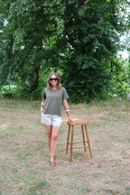 Belle T-shirt kaki
