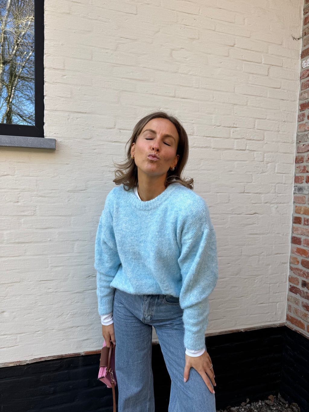 Alfie knit lichtblauw