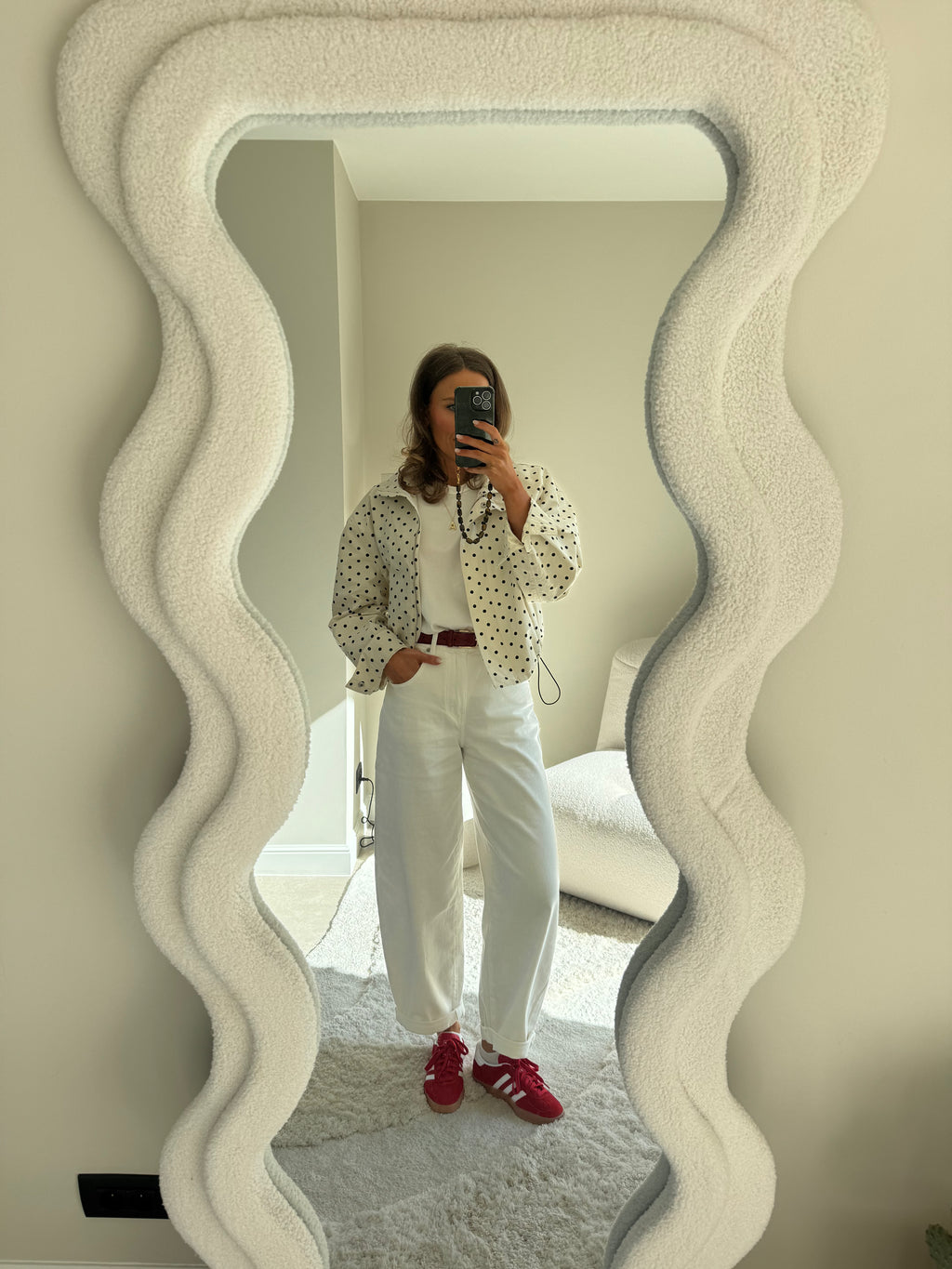 Ophélie balloon jeans wit