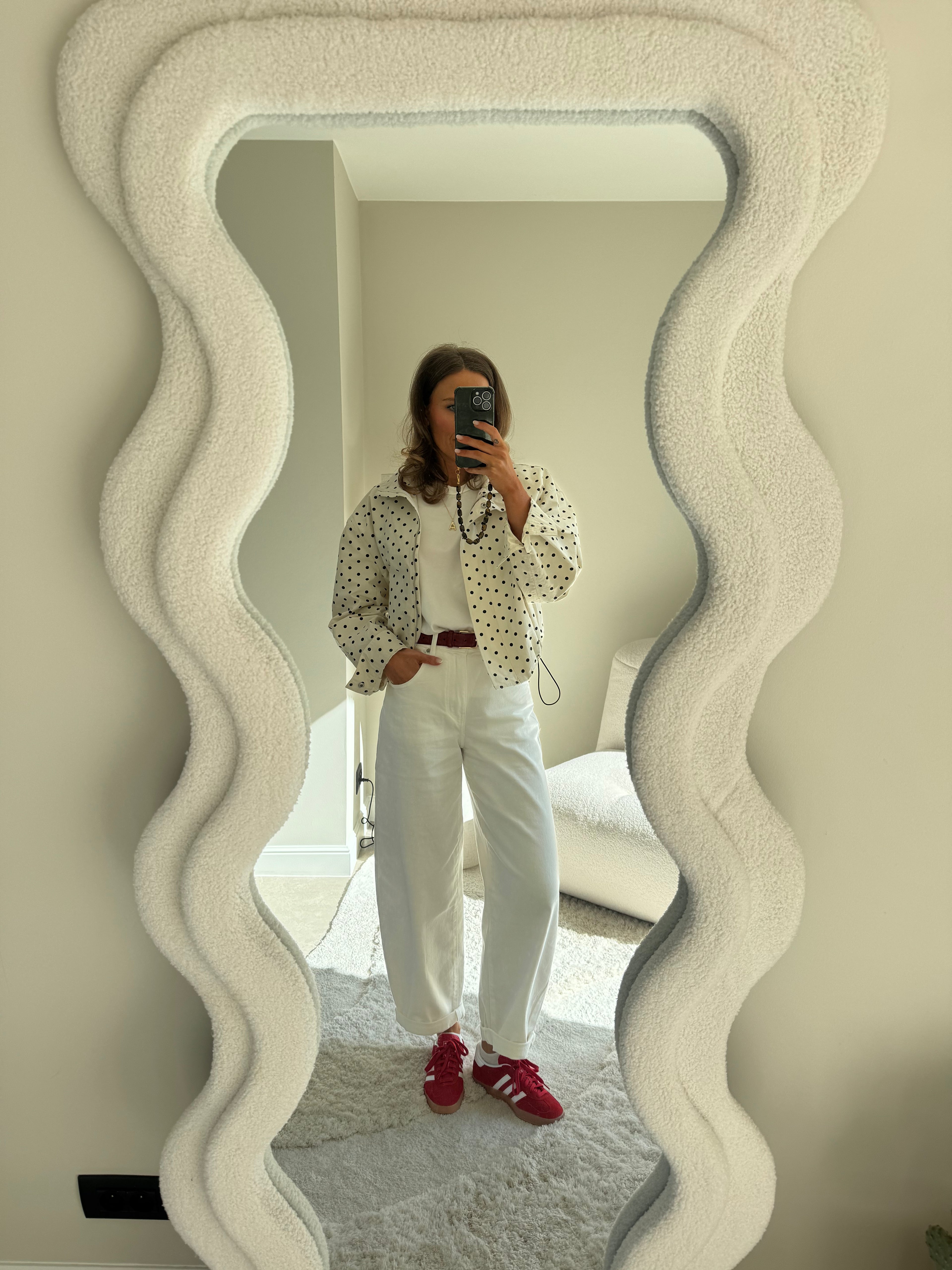 Ophélie balloon jeans wit
