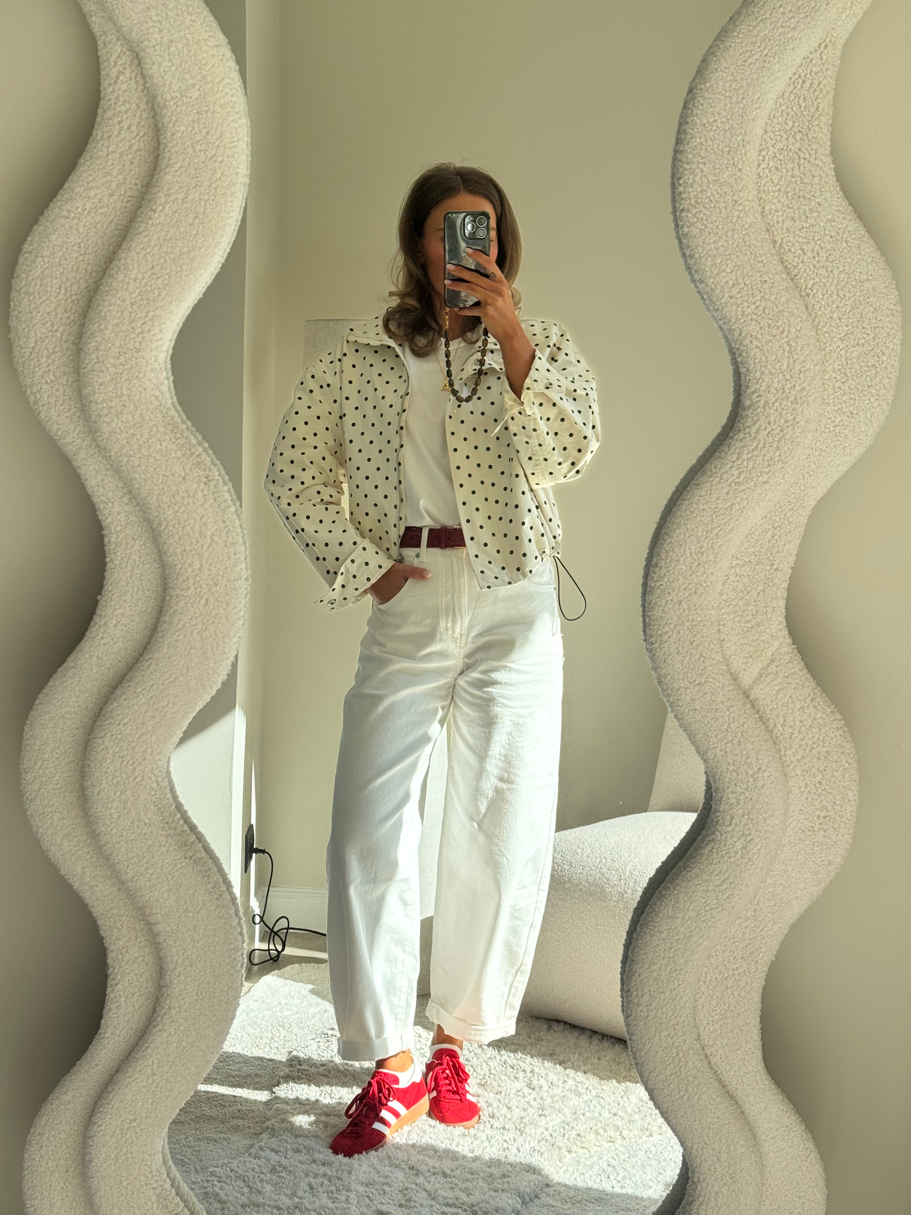 Ophélie balloon jeans wit