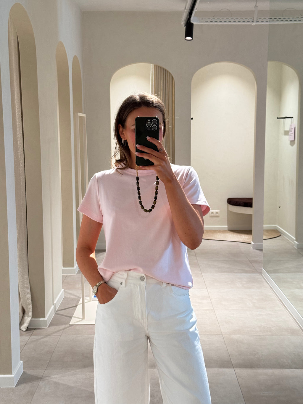 Marie musthave T-shirt lichtroze