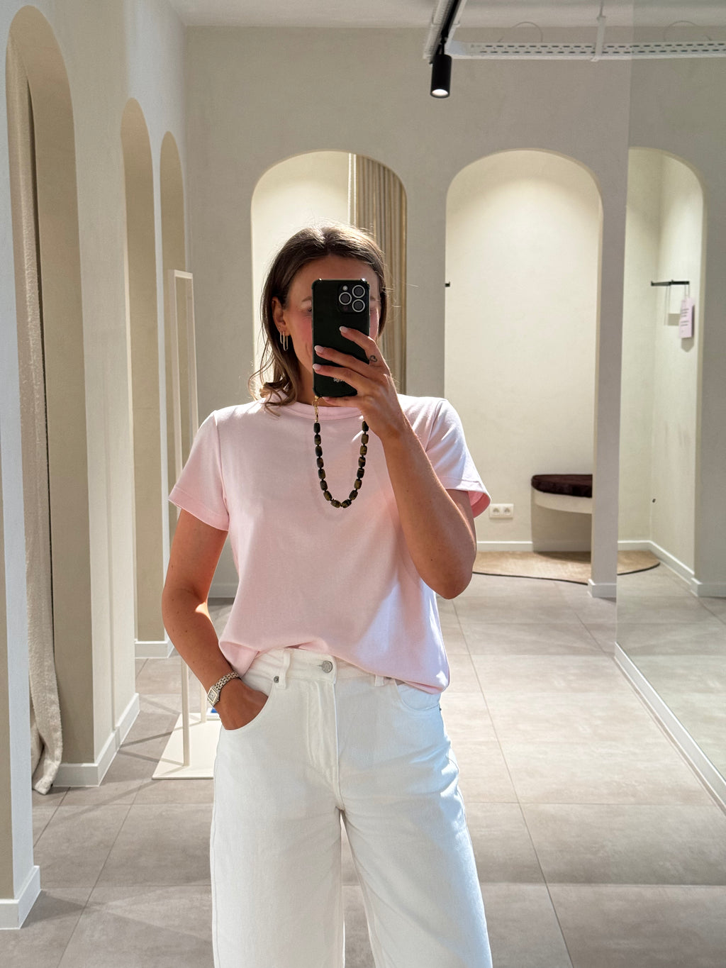 Marie musthave T-shirt lichtroze