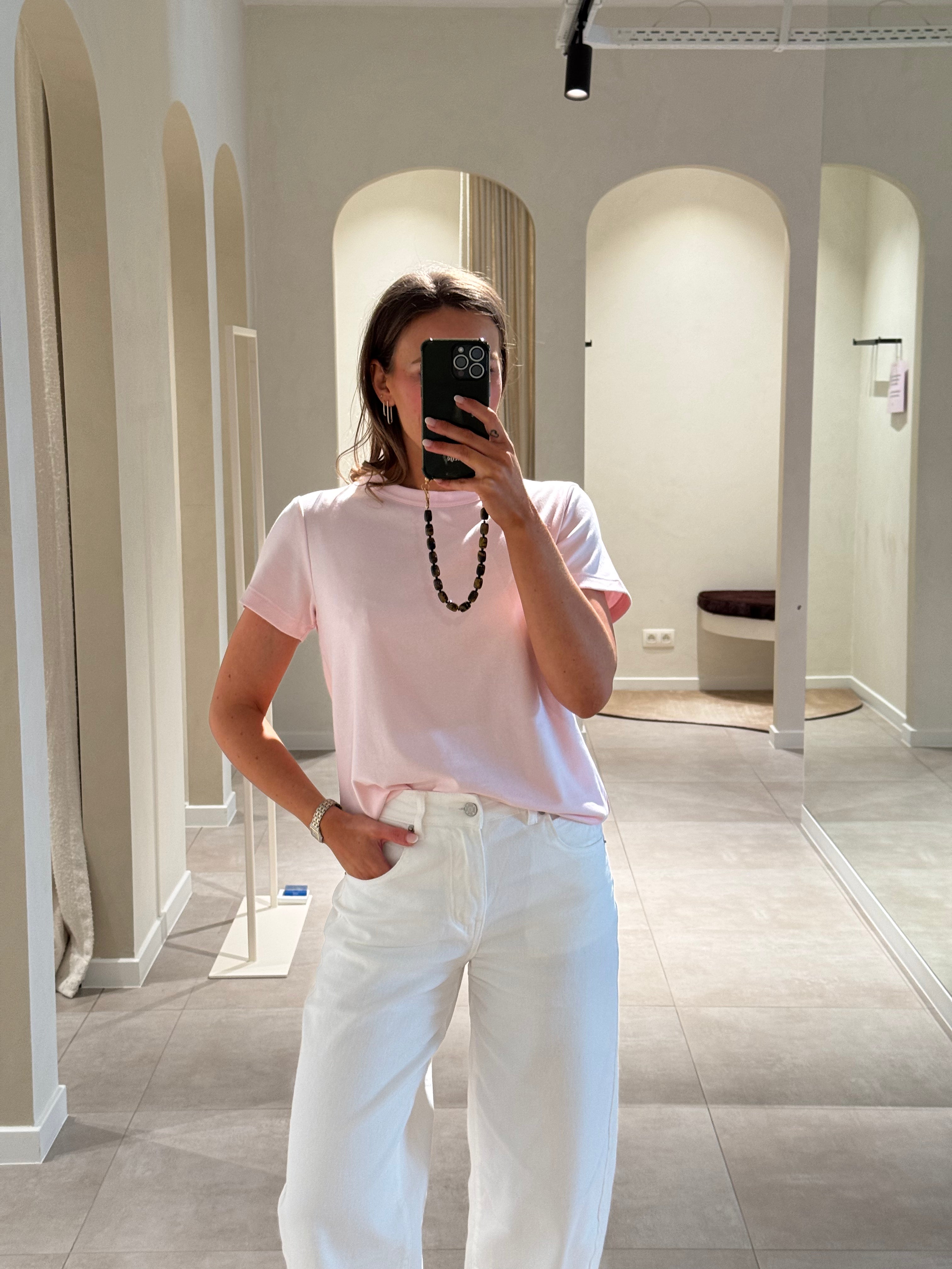Marie musthave T-shirt lichtroze