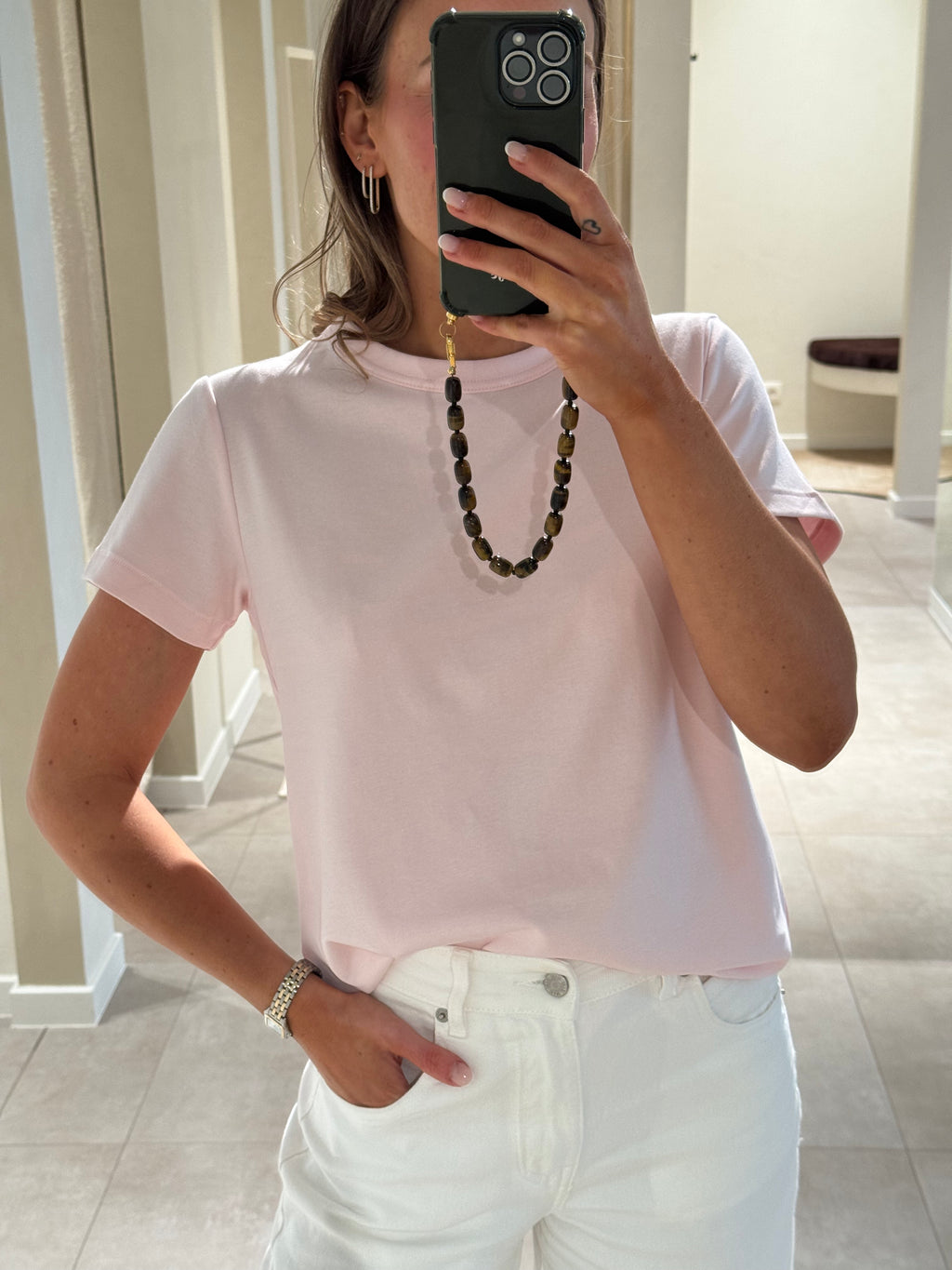 Marie musthave T-shirt lichtroze