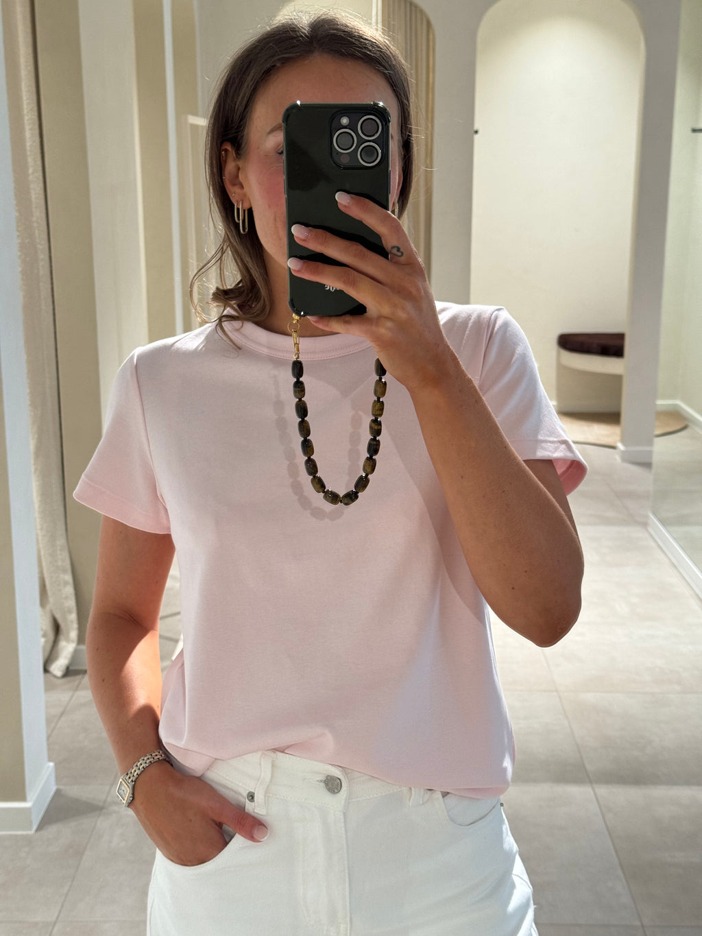Marie musthave T-shirt lichtroze