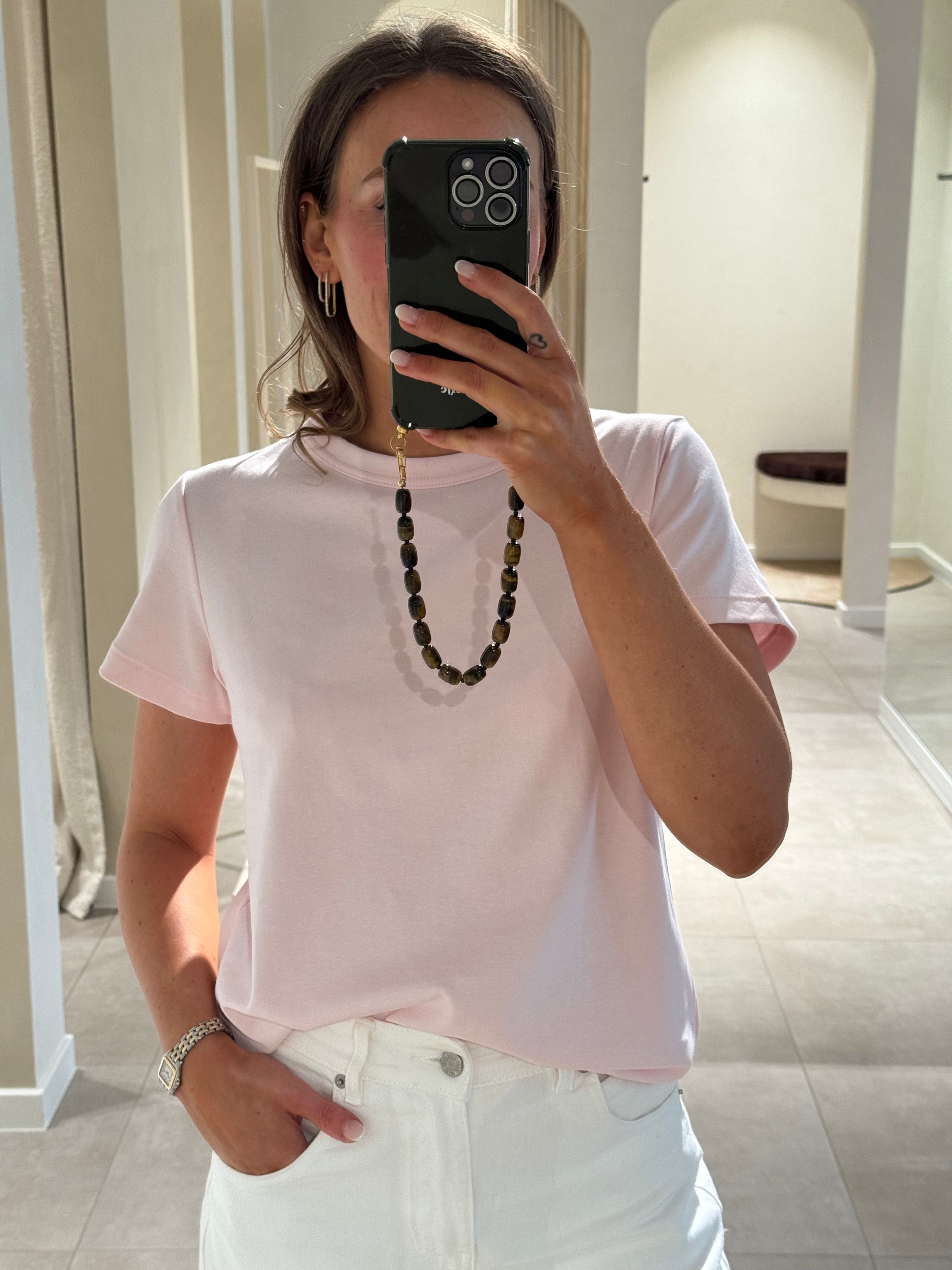 Marie musthave T-shirt lichtroze