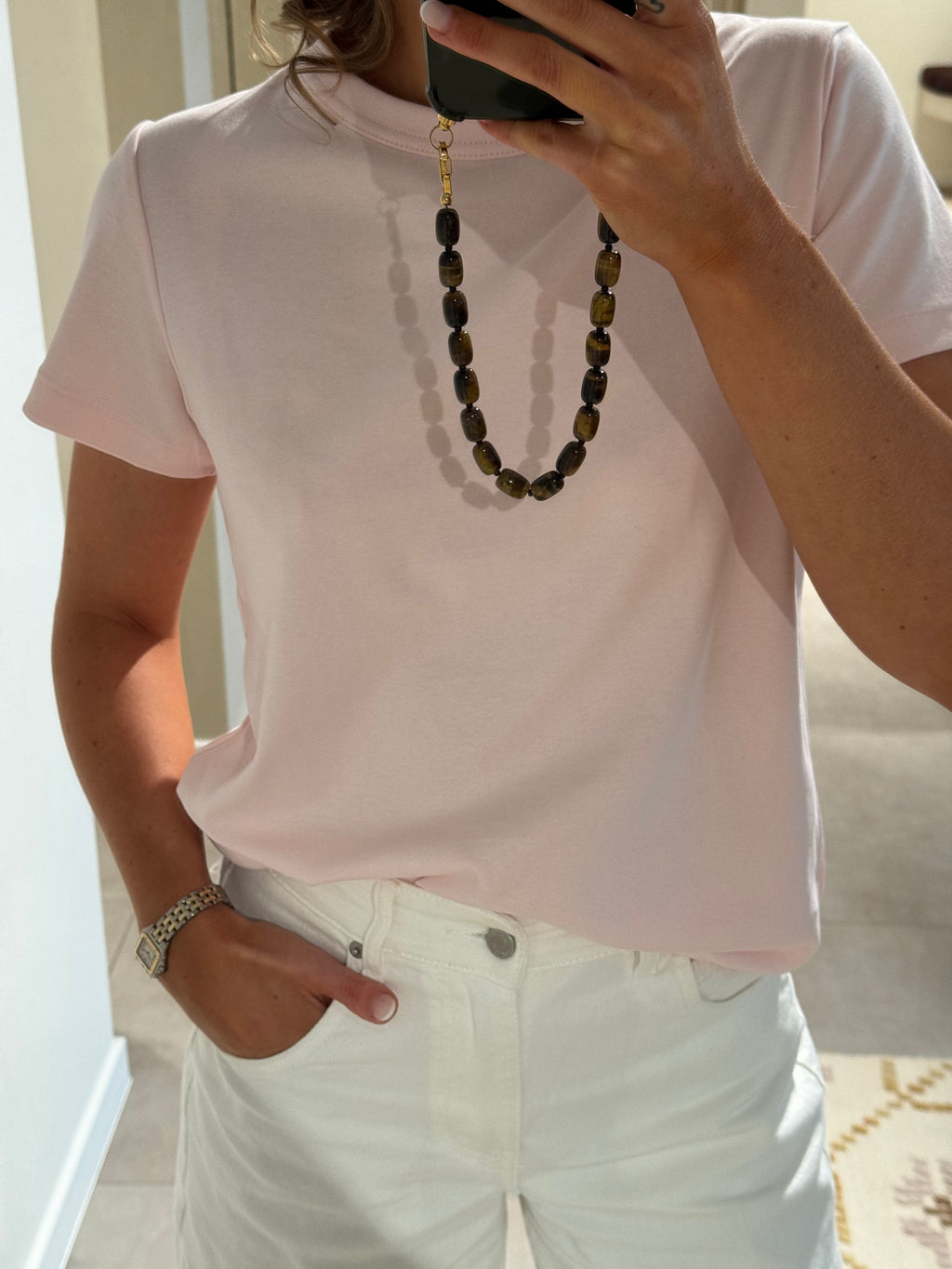 Marie musthave T-shirt lichtroze