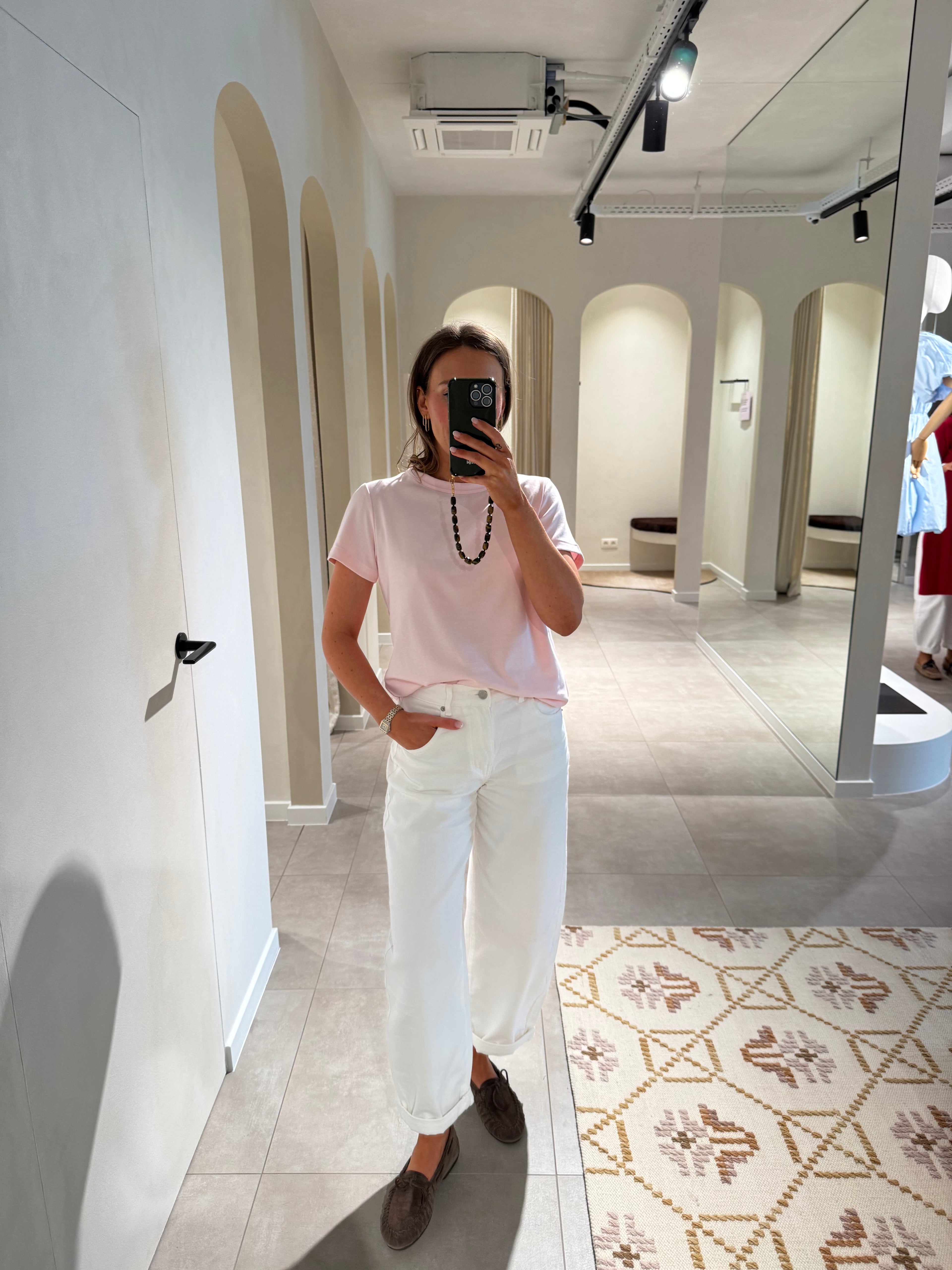 Marie musthave T-shirt lichtroze