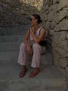 Olga lace trousers roze