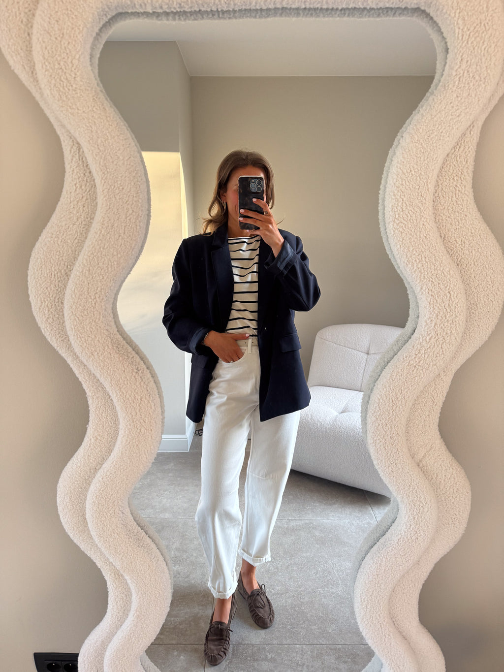 Florien balloon jeans wit