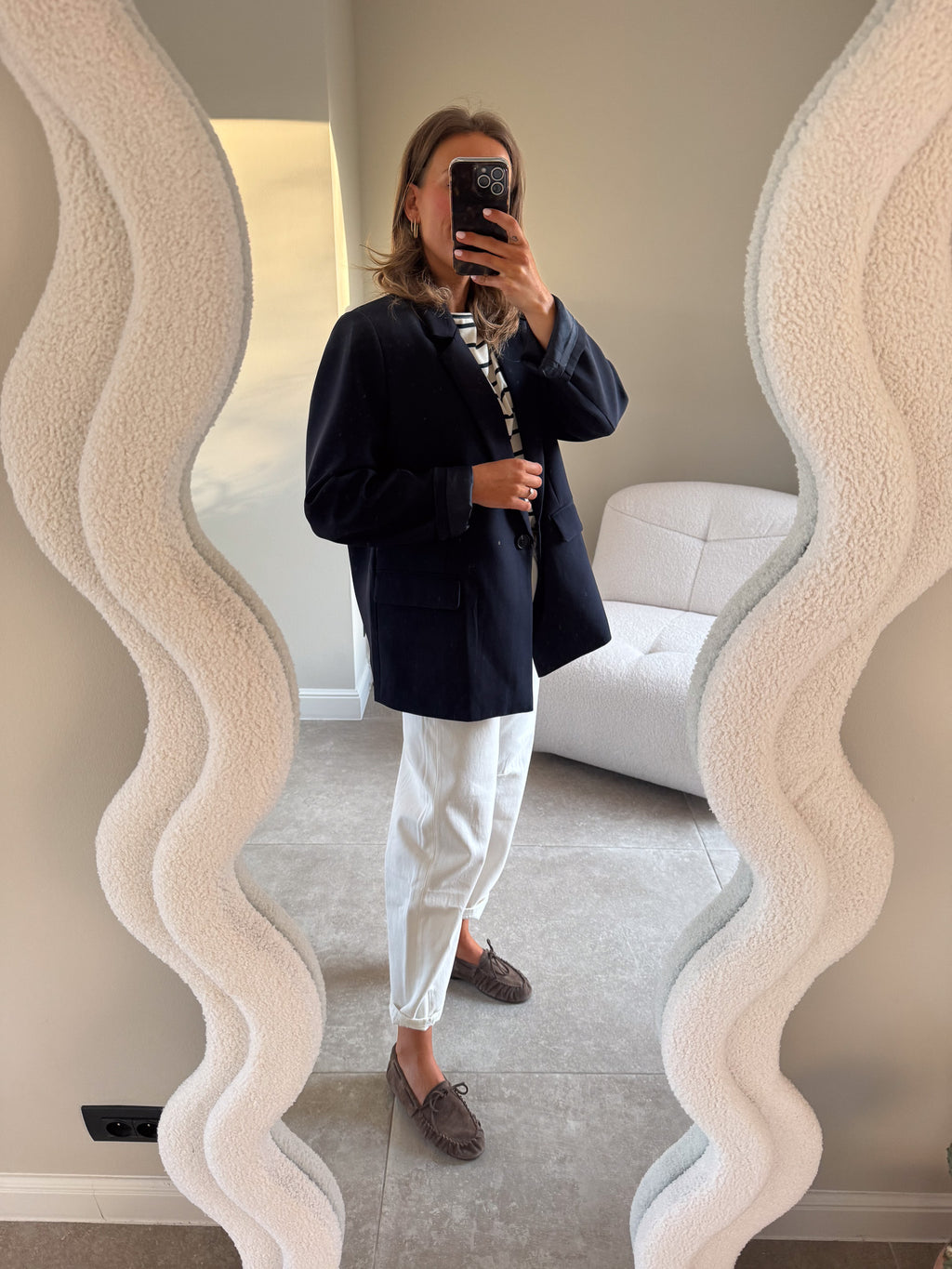 Florien balloon jeans wit