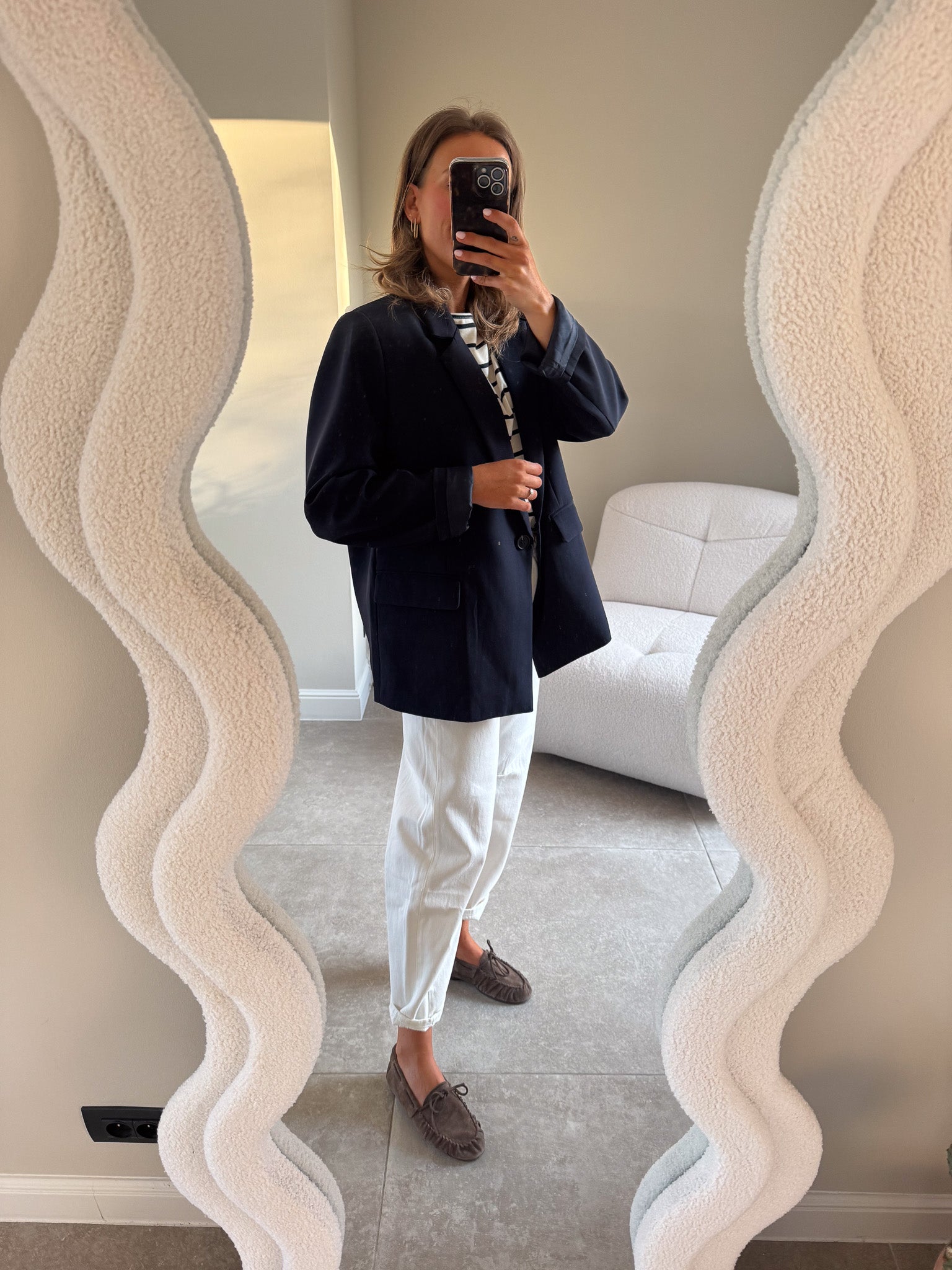 Florien balloon jeans wit