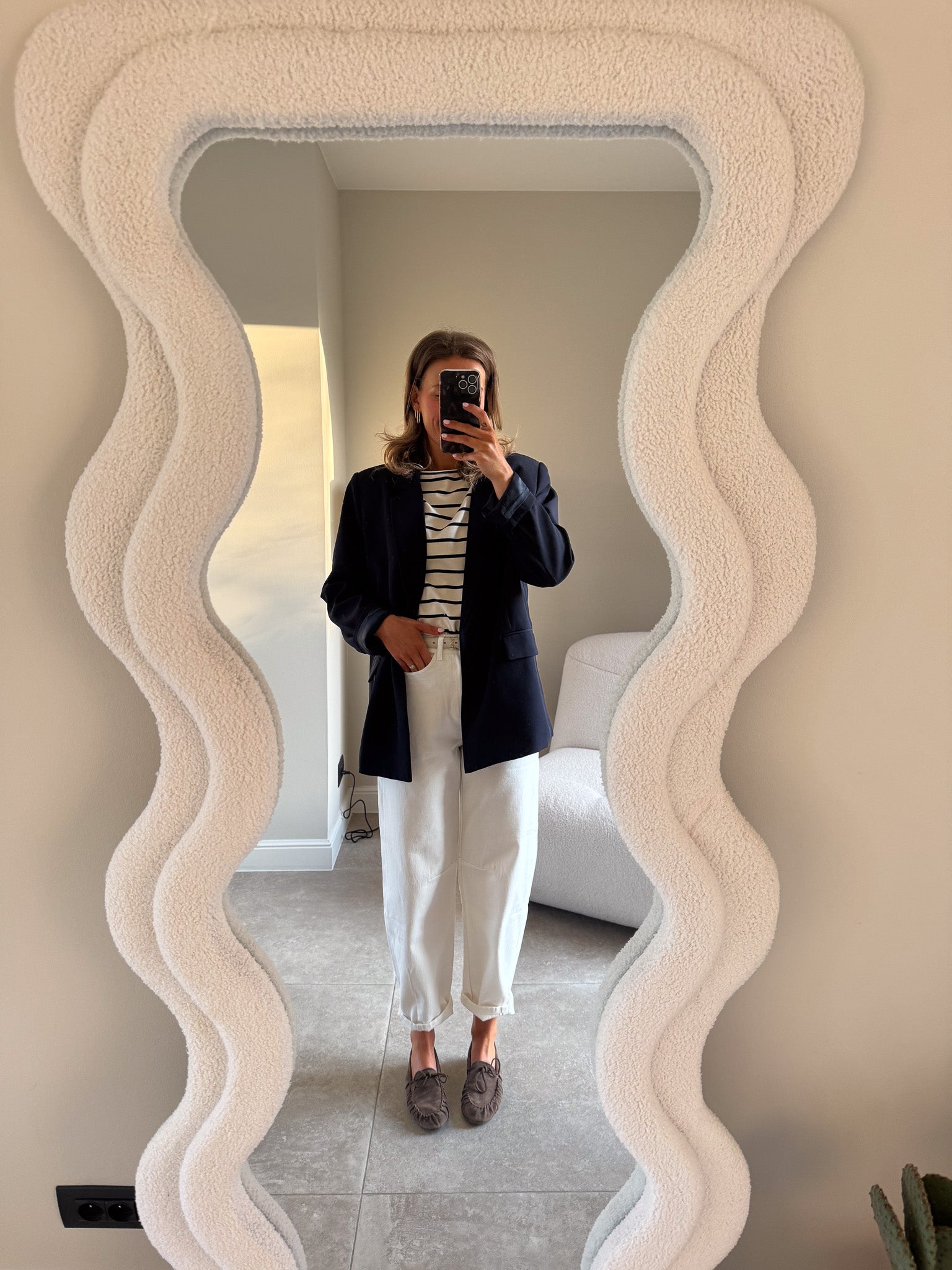 Florien balloon jeans wit