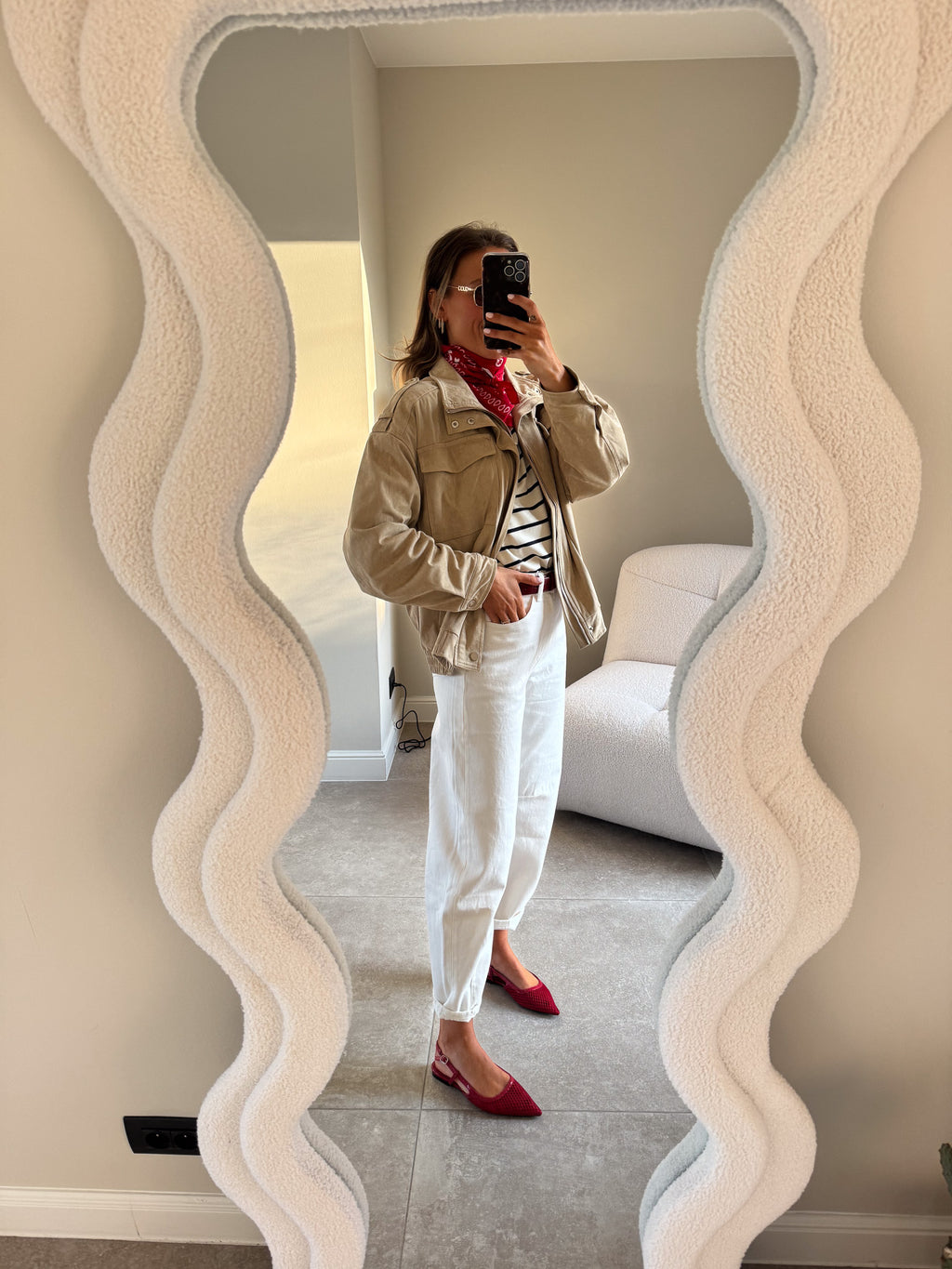 Florien balloon jeans wit