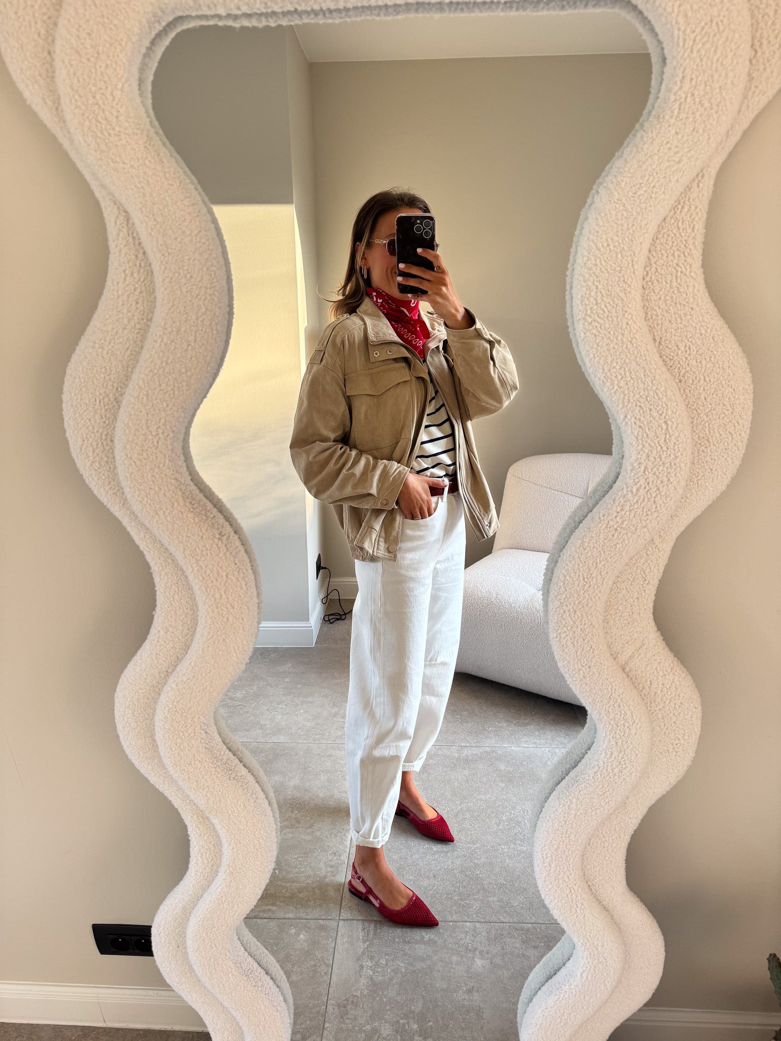 Florien balloon jeans wit