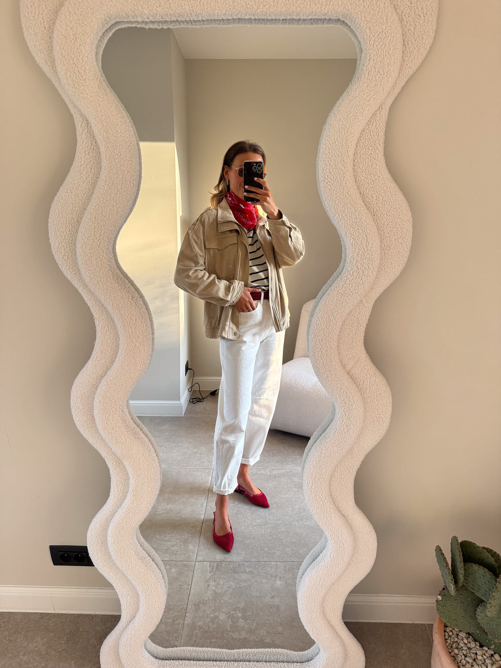 Florien balloon jeans wit