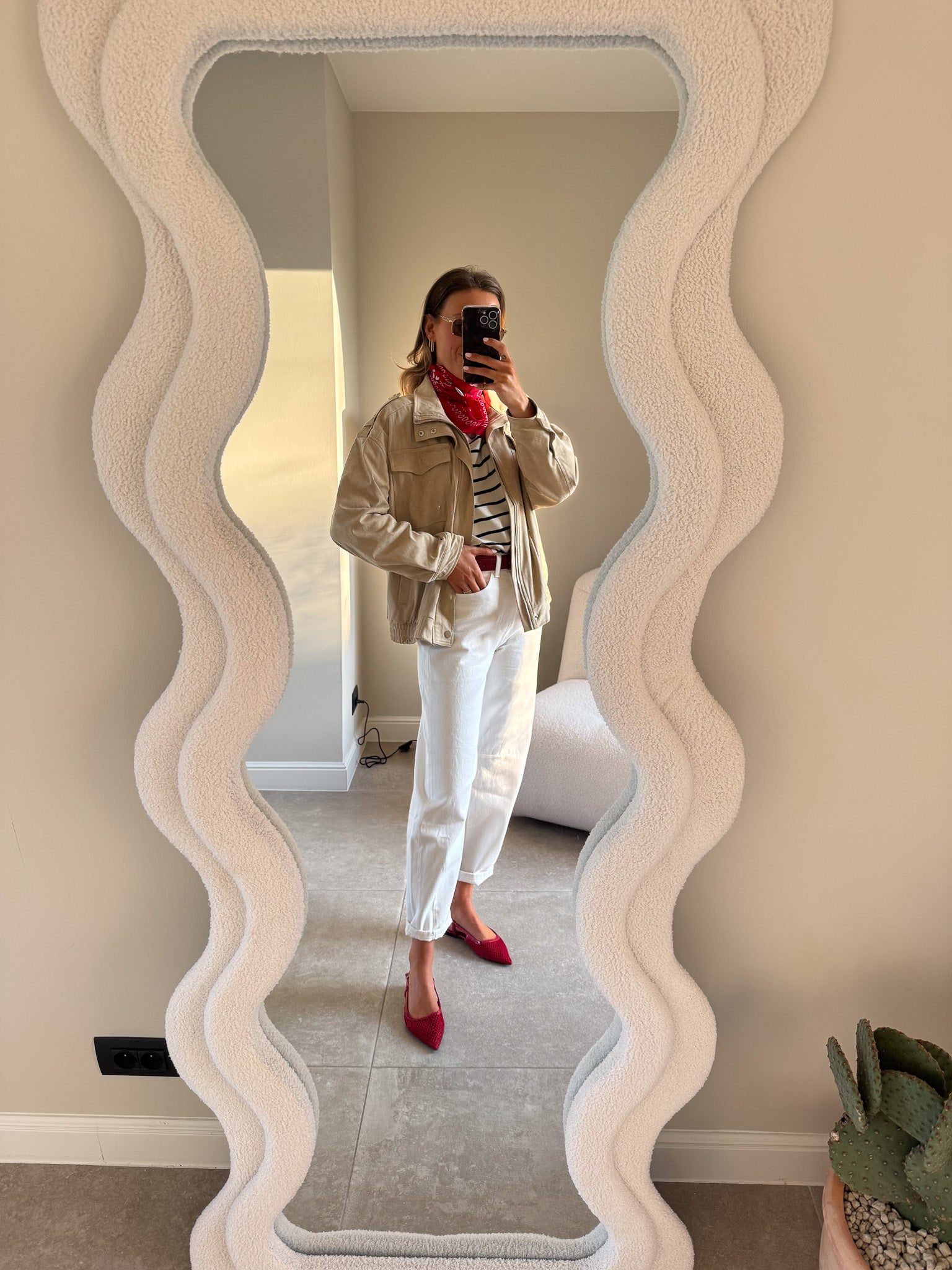 Florien balloon jeans wit