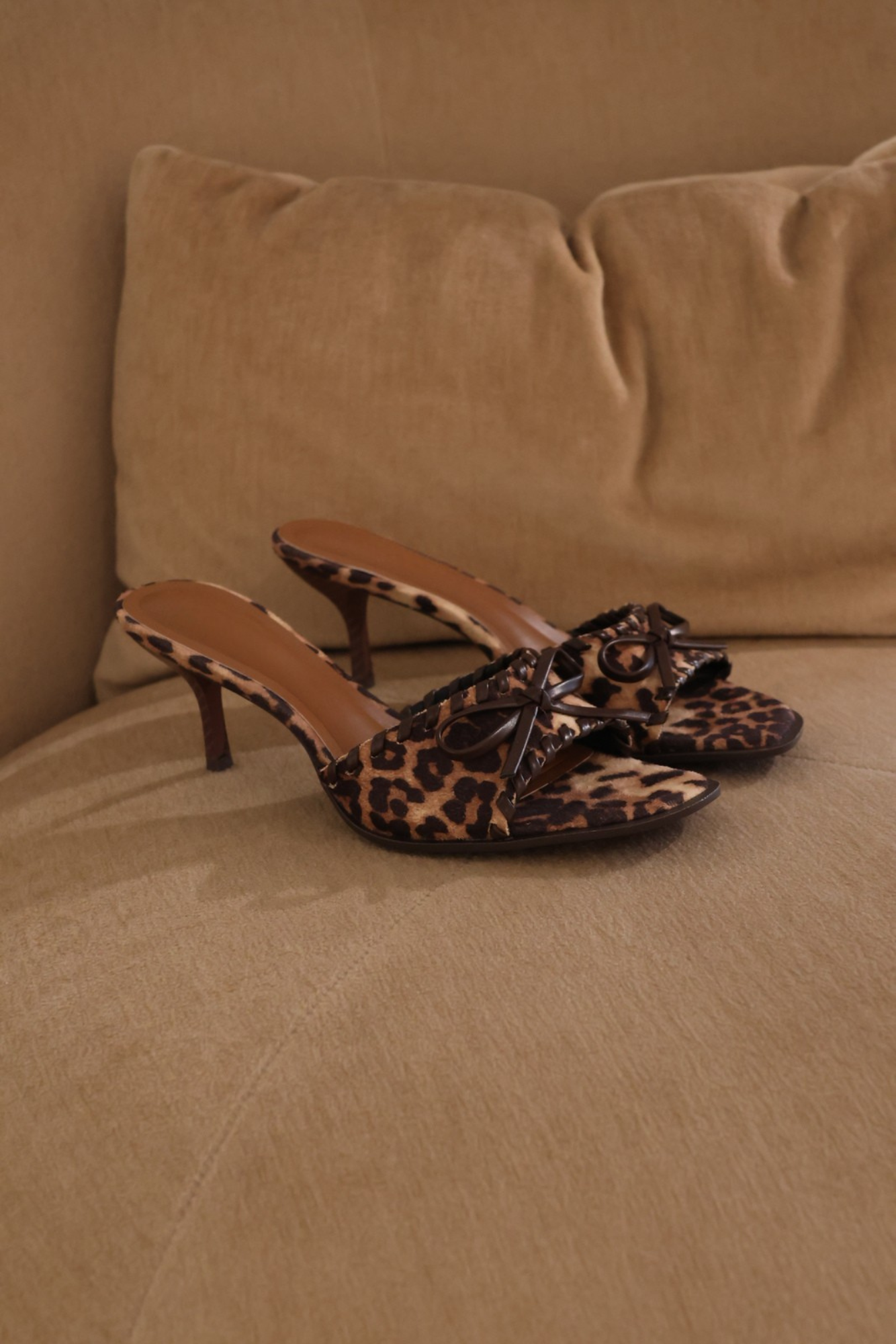 Lotte leopard sandaal