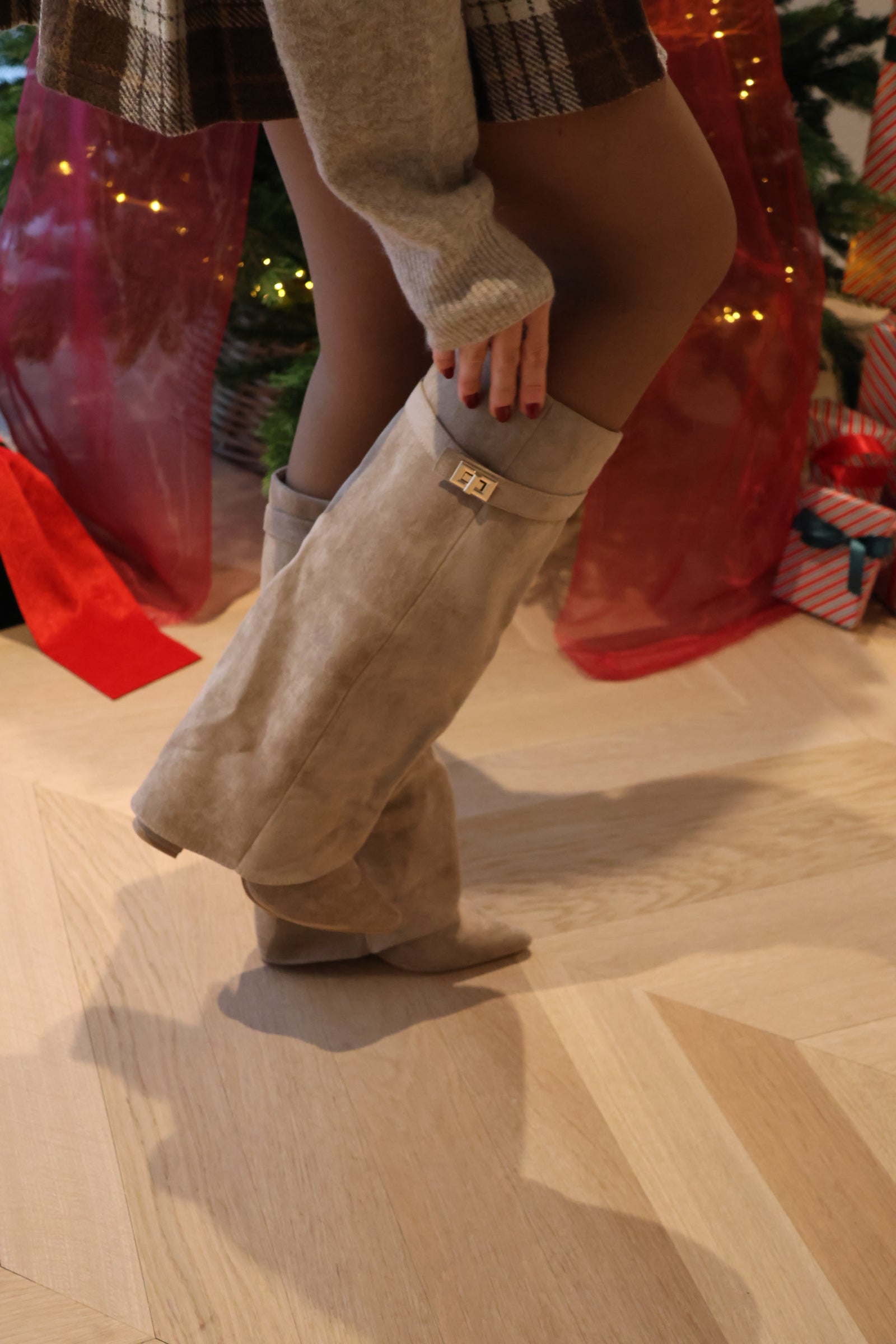 Sila suède boots beige