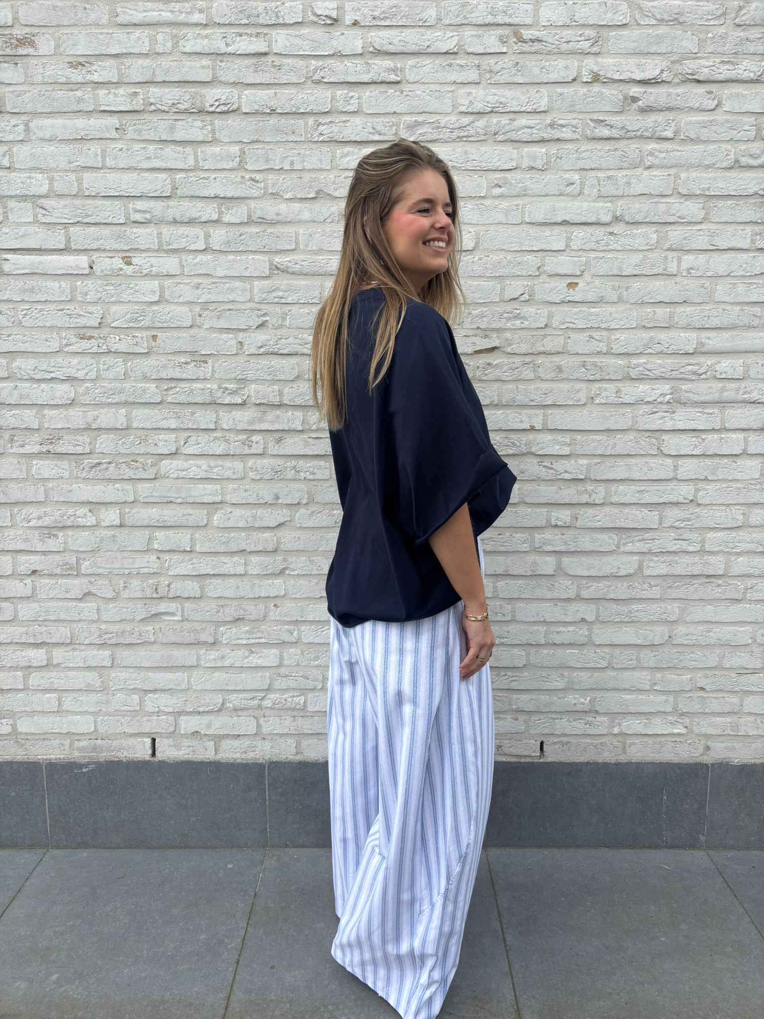Gulia oversized T-shirt marine