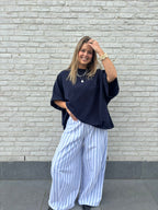 Gulia oversized T-shirt marine