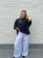Gulia oversized T-shirt marine