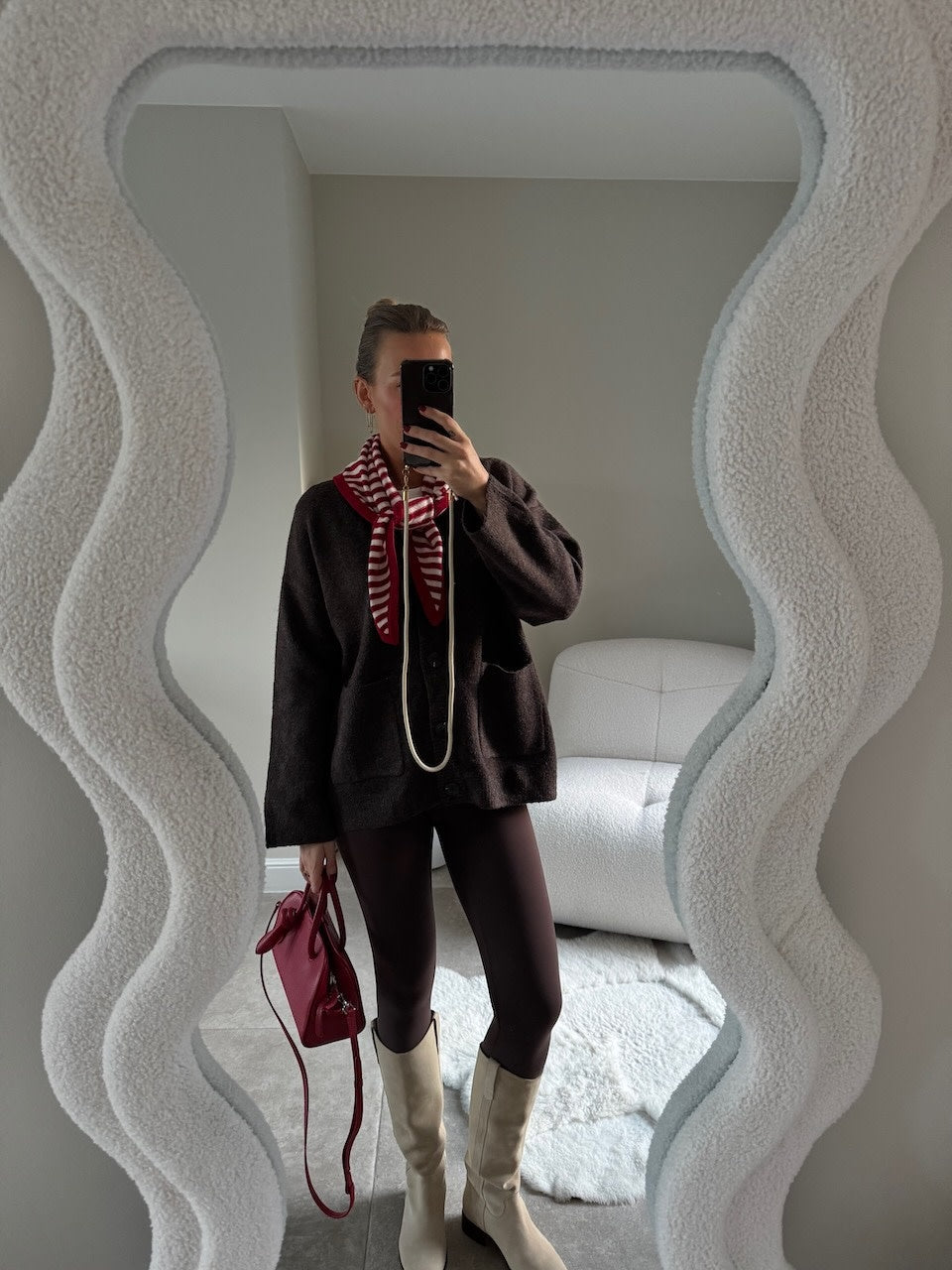 Maureen cardigan choco