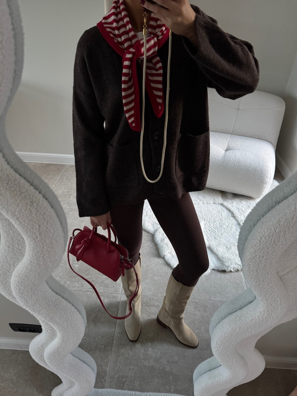 Maureen cardigan choco