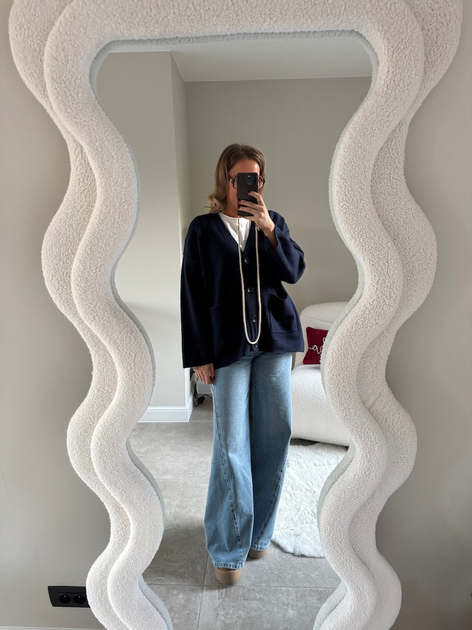 Maureen cardigan marine