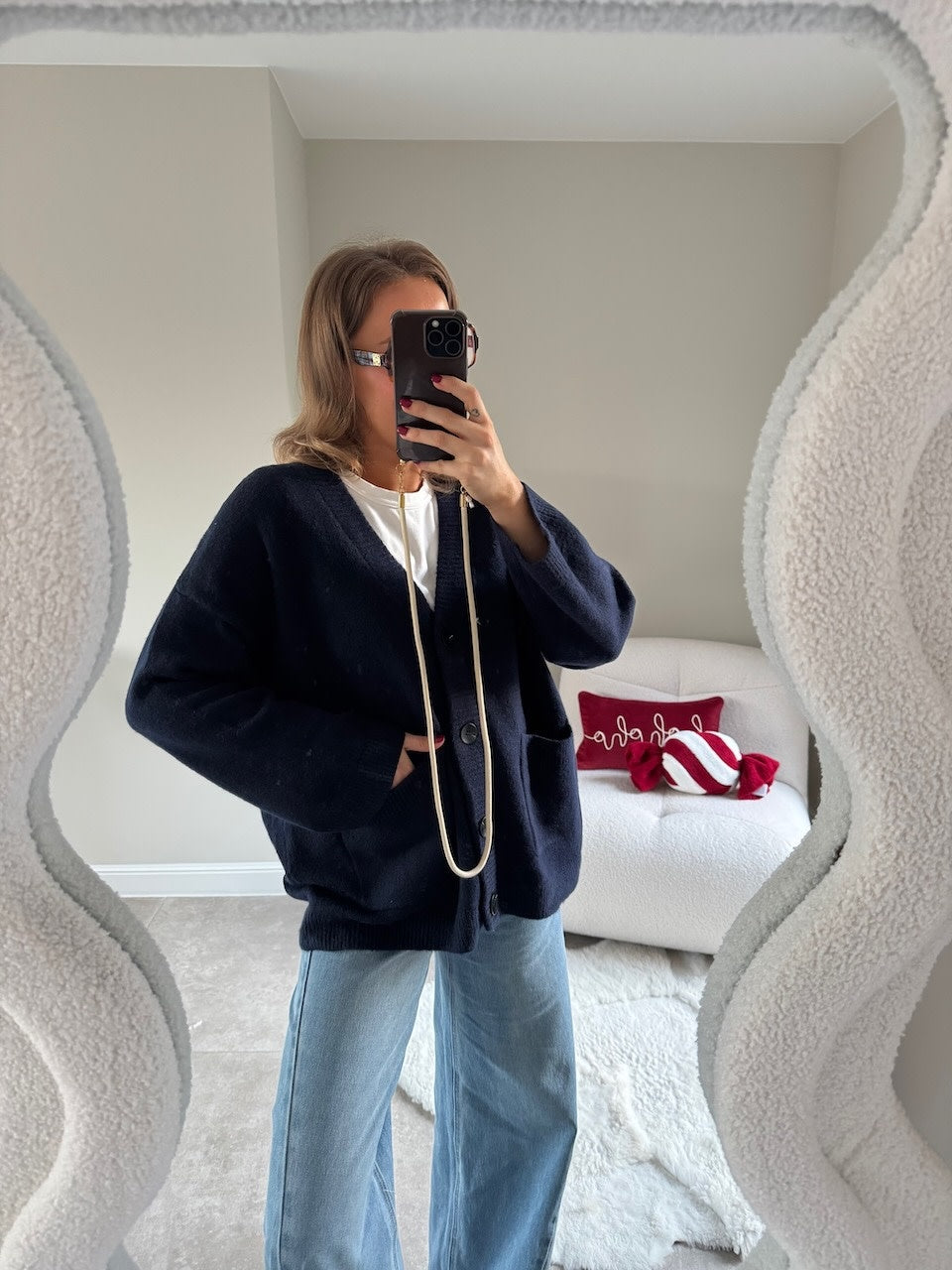 Maureen cardigan marine