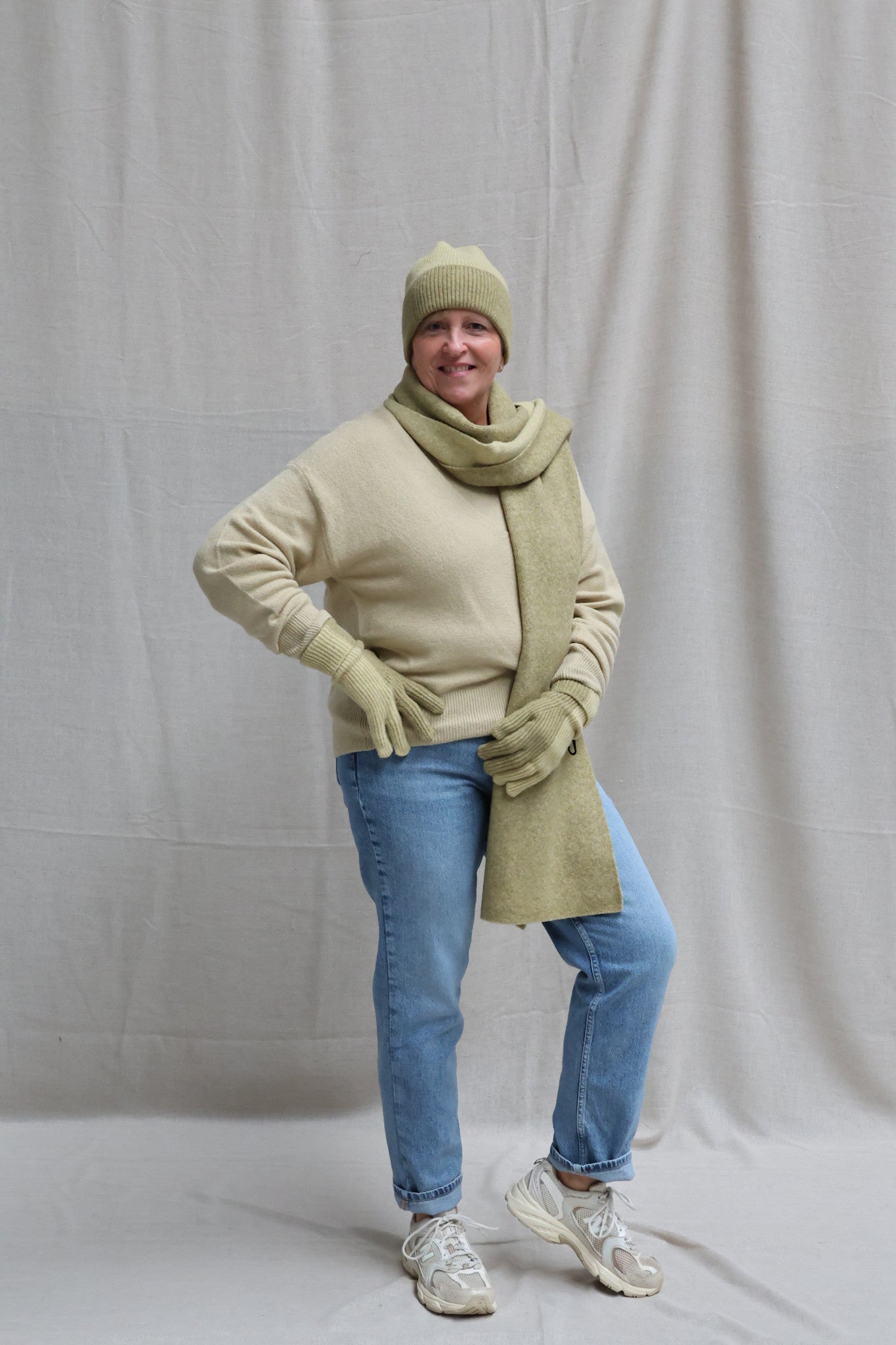 Handschoenen soft green