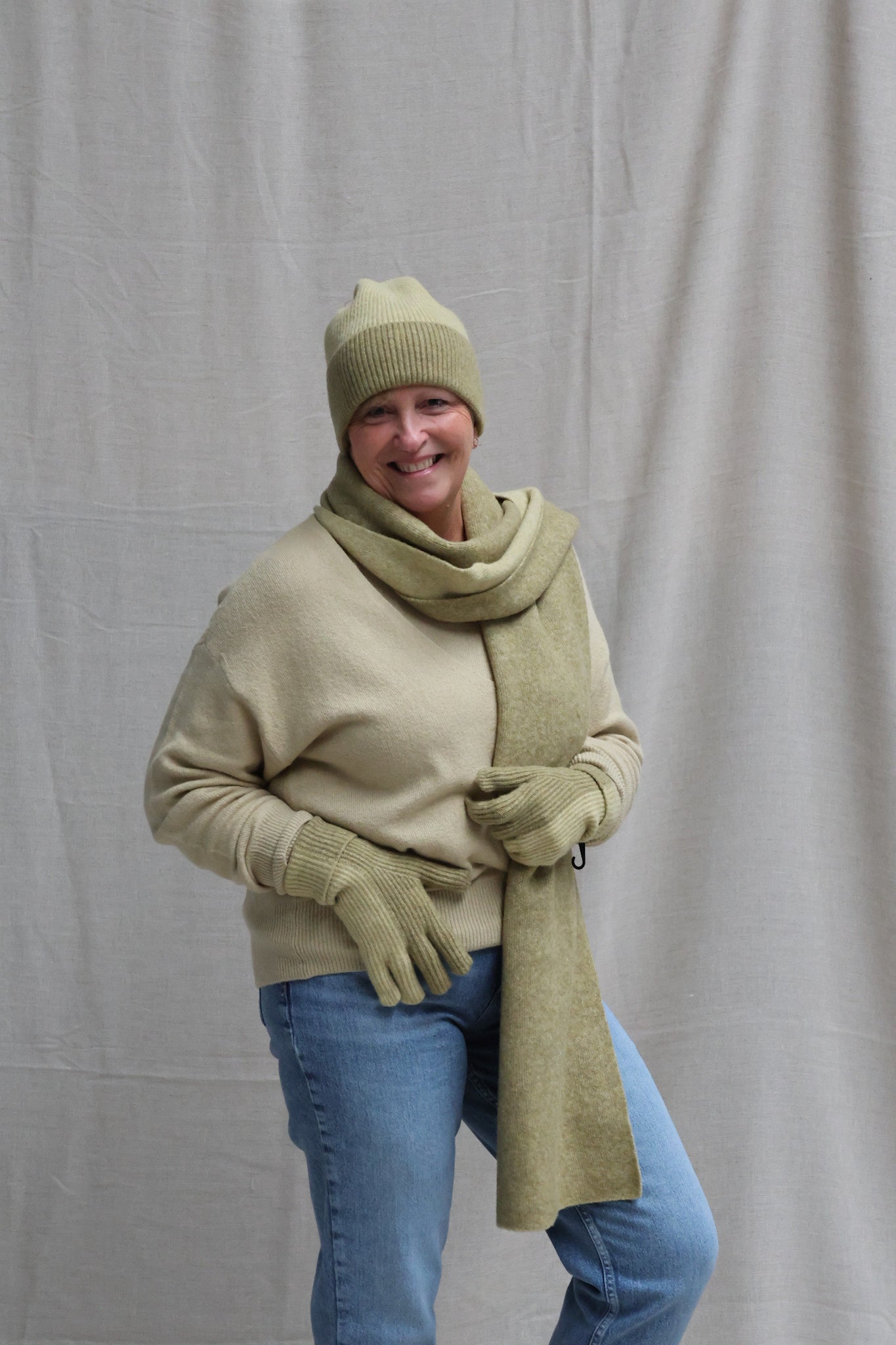 Handschoenen soft green