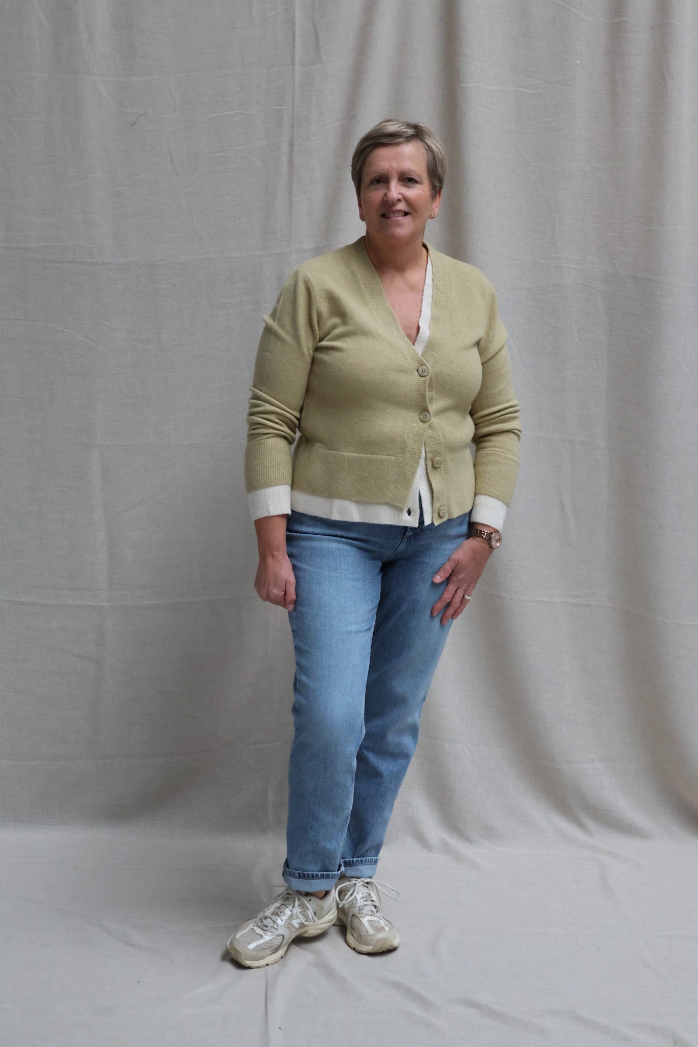 Fleur colorblock cardigan