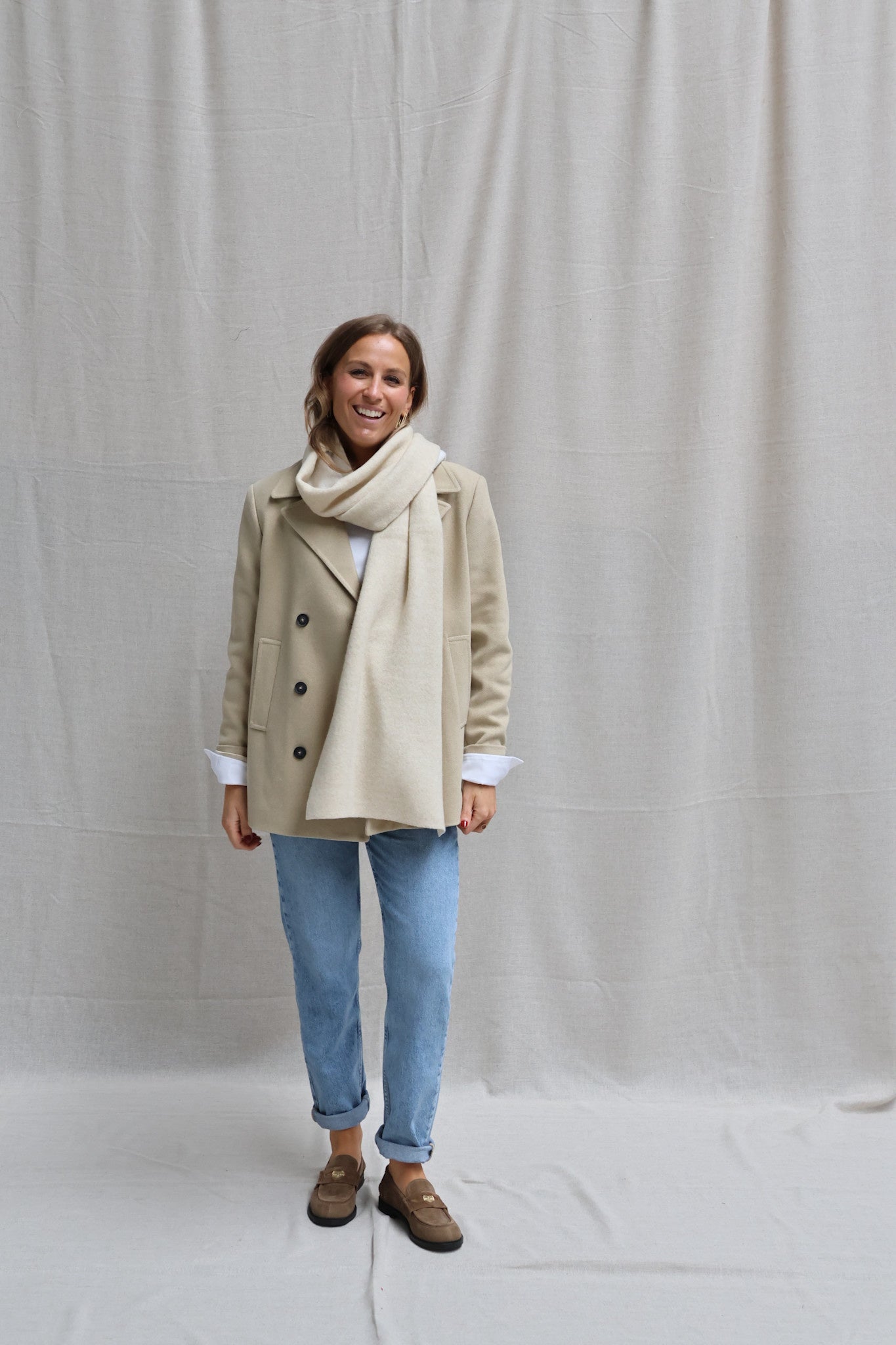 Gabrielle short coat soft camel