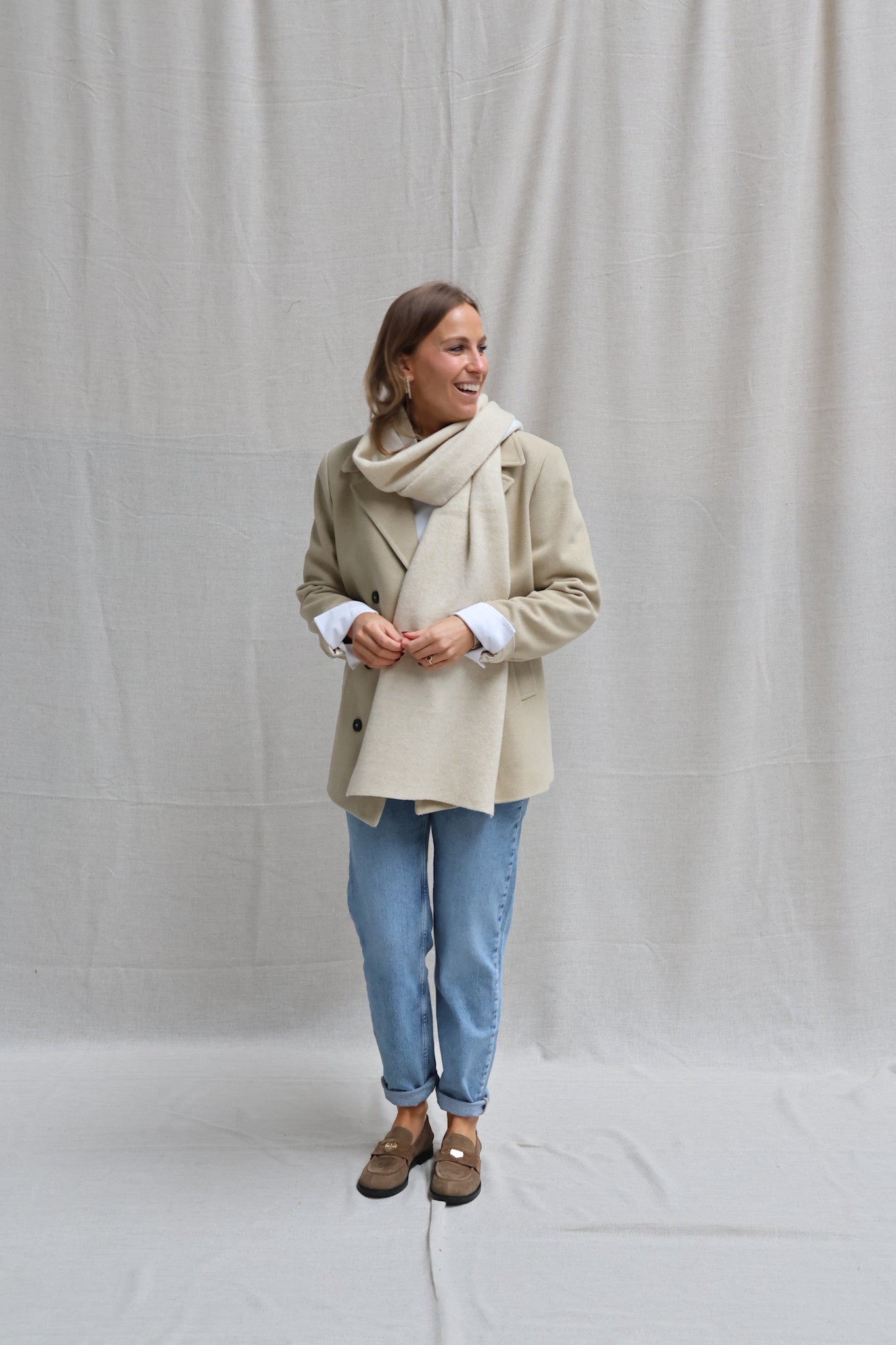 Gabrielle short coat soft camel