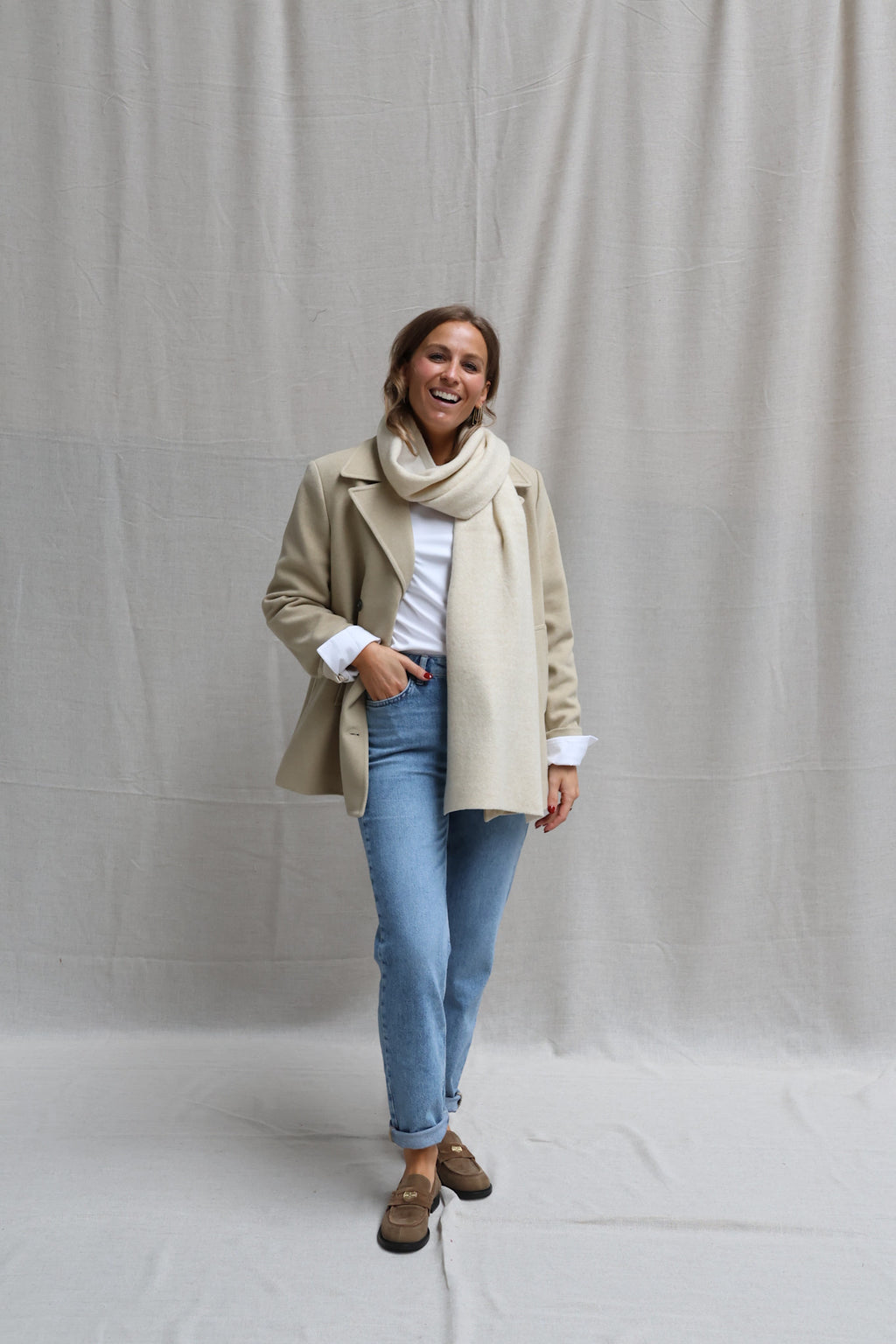 Gabrielle short coat soft camel