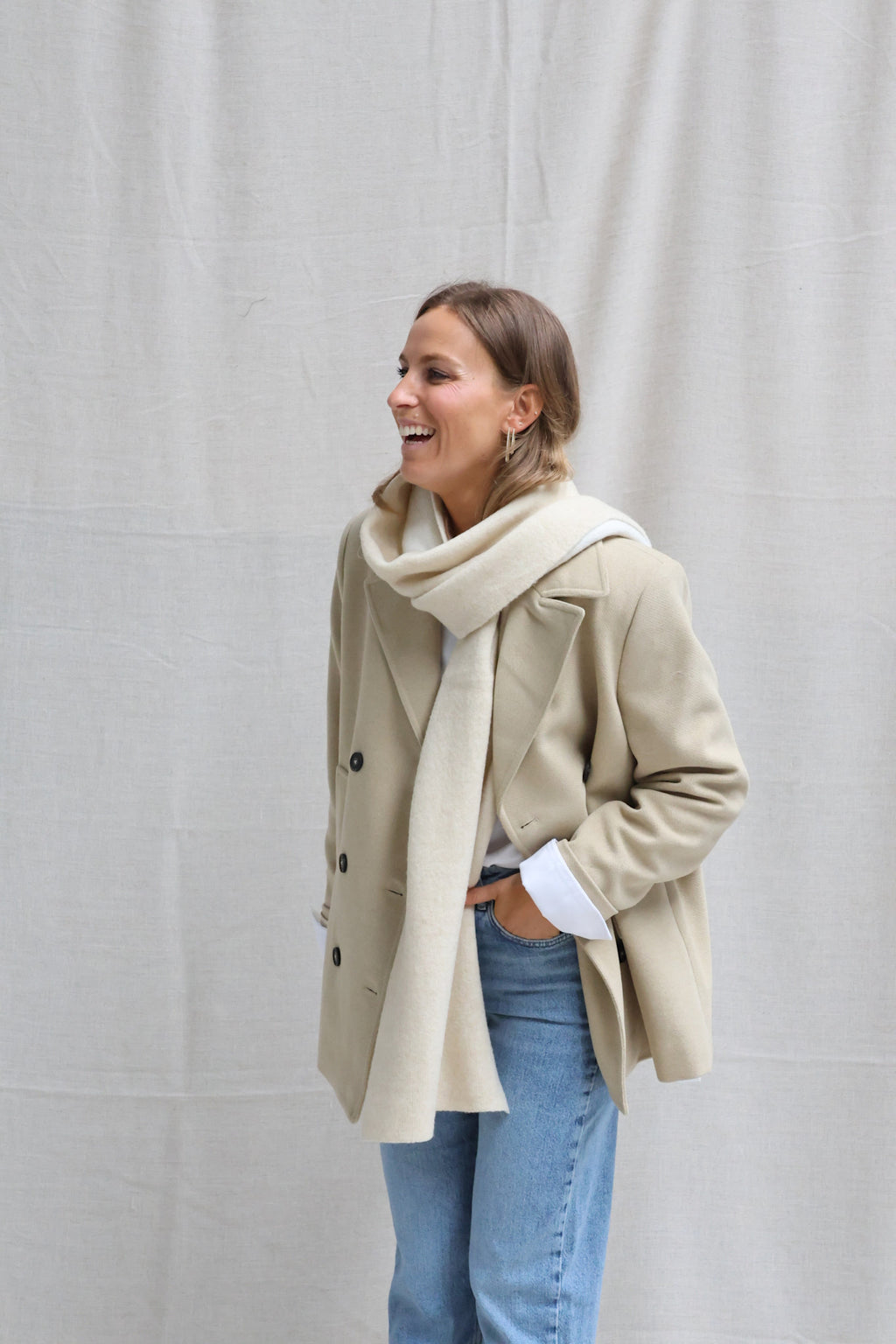 Gabrielle short coat soft camel