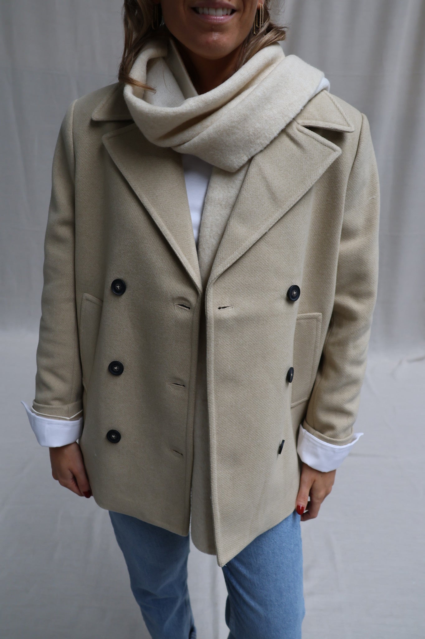 Gabrielle short coat soft camel