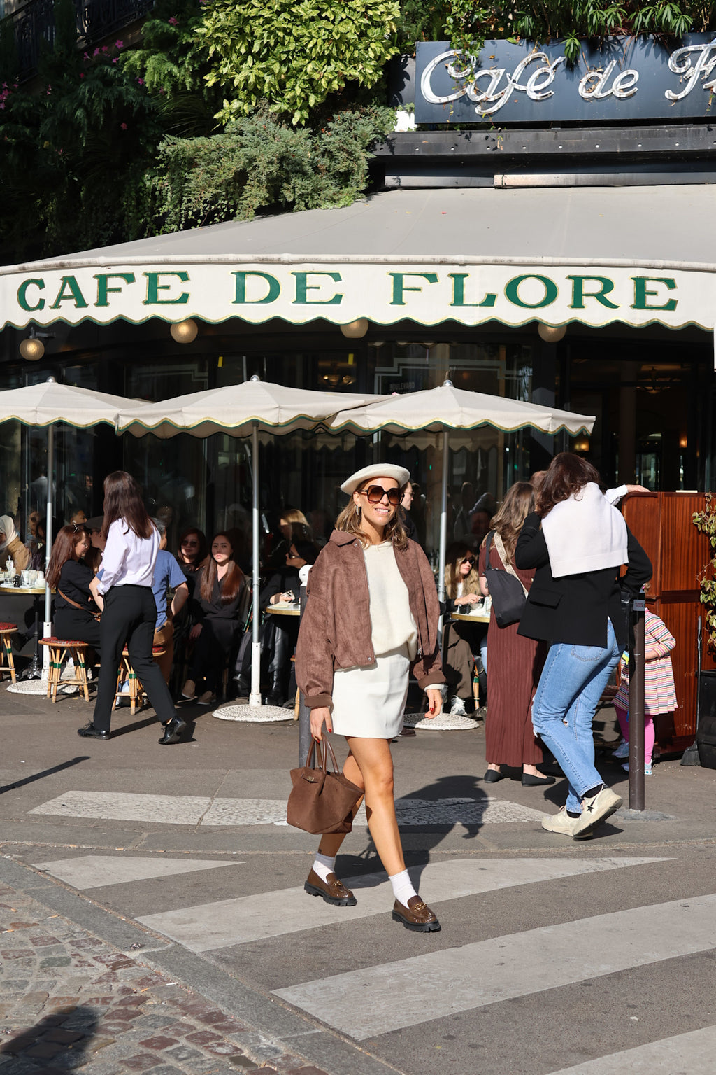 Alexia mini skirt cream