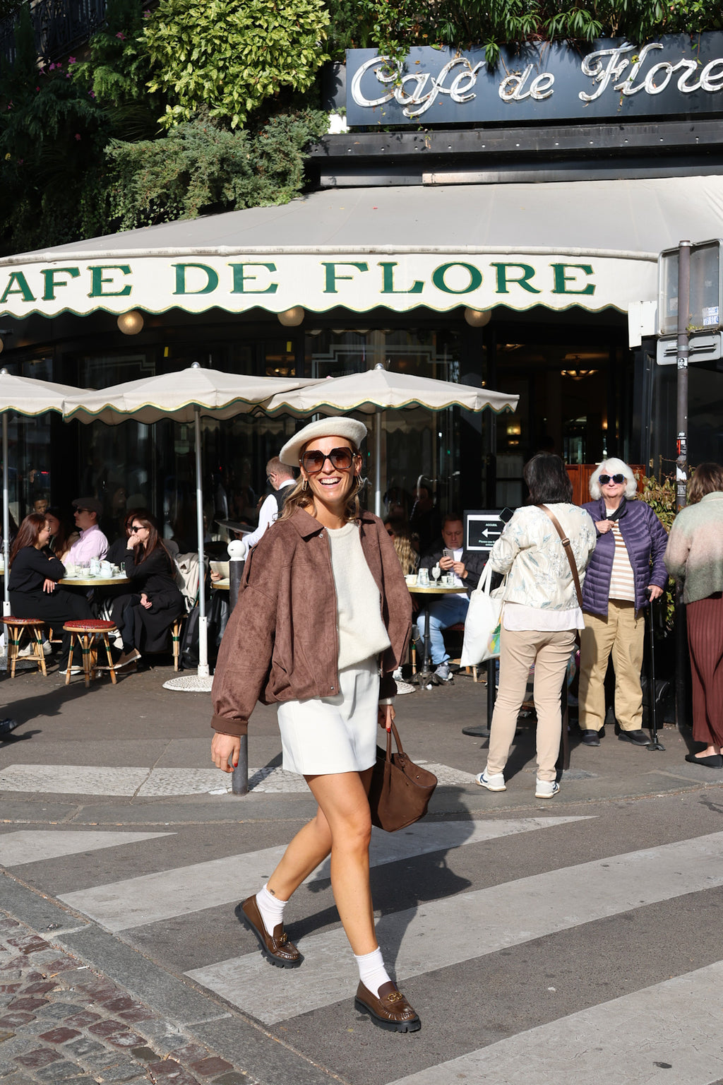 Alexia mini skirt cream