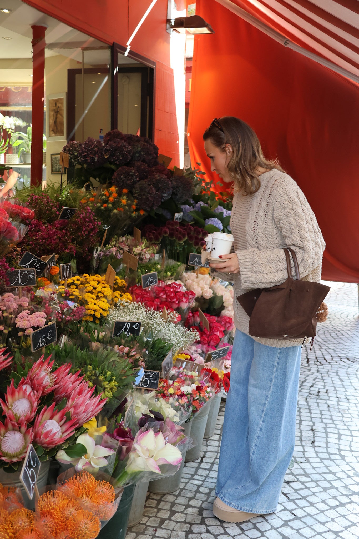 Marcella cable knit beige
